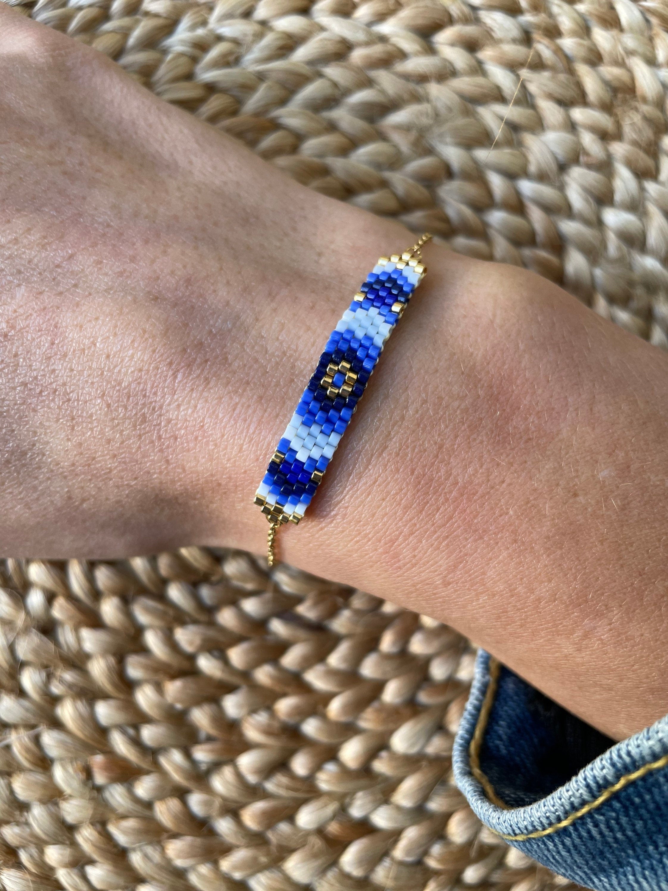 Bracelet perles Aurore doré