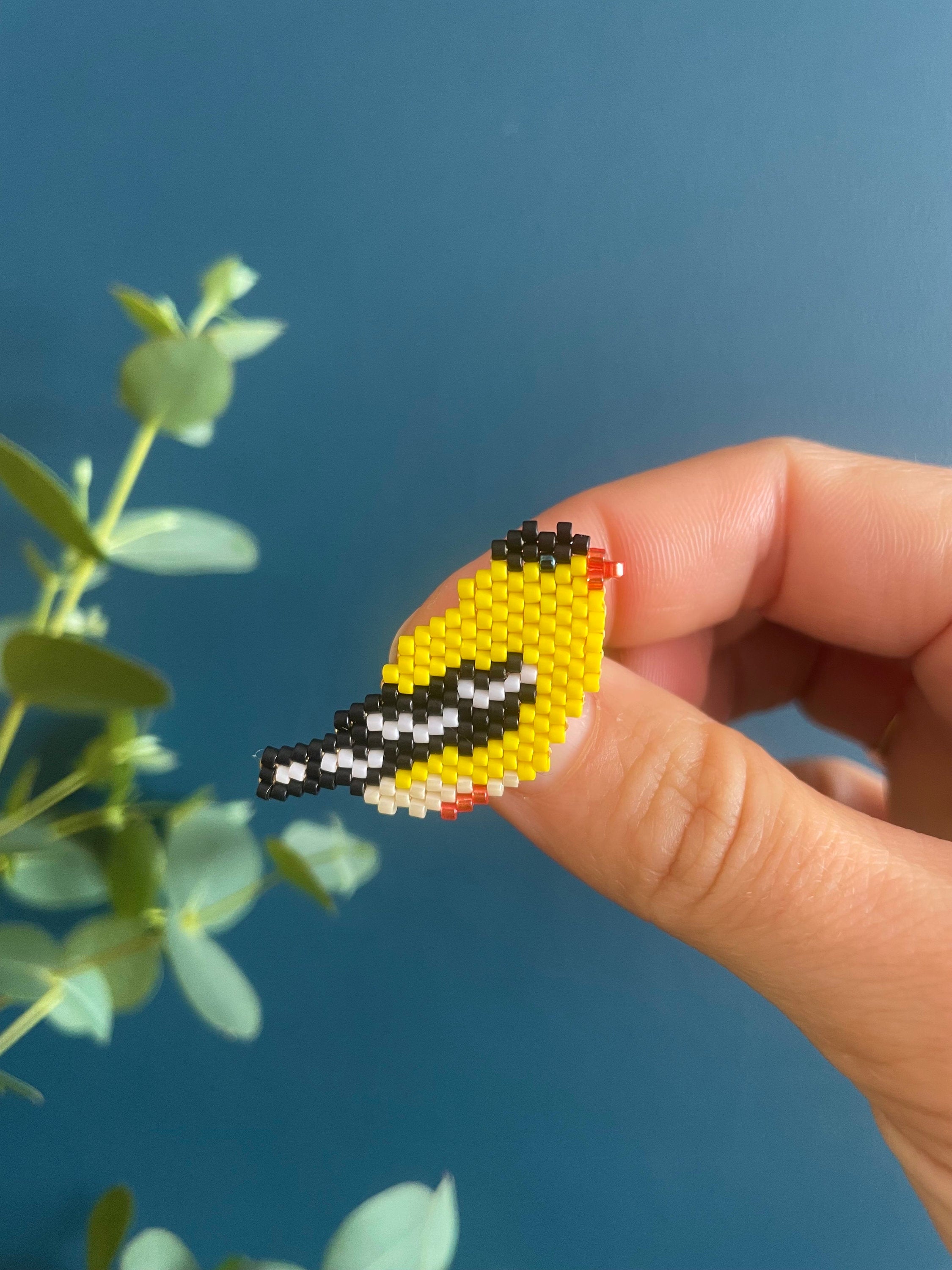 Broche Chardonneret Jaune