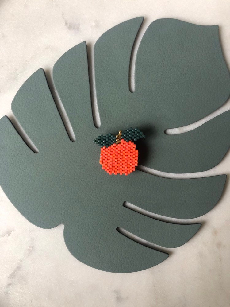 Broche Mandarine