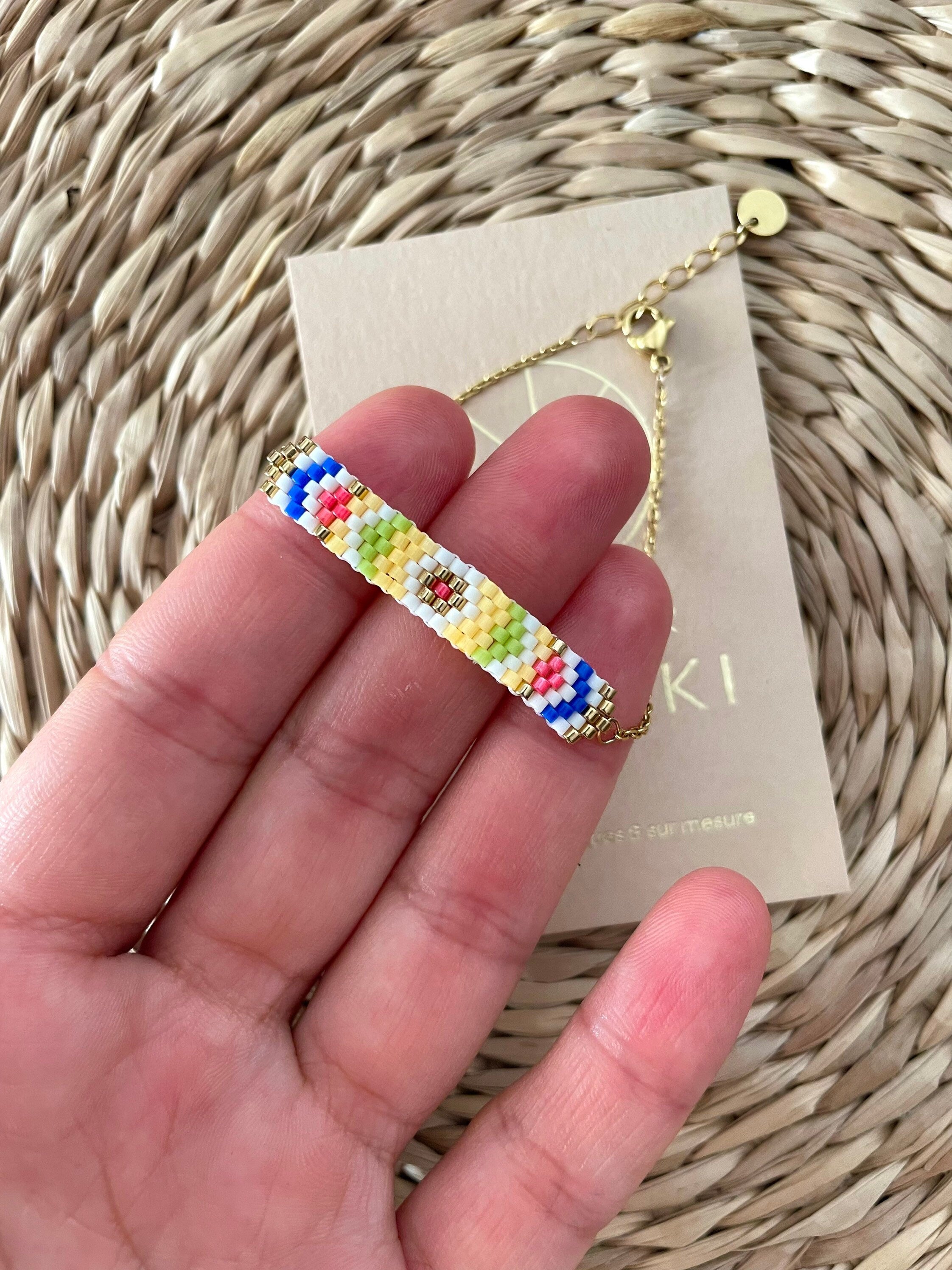 Bracelet perles tissées Barbara