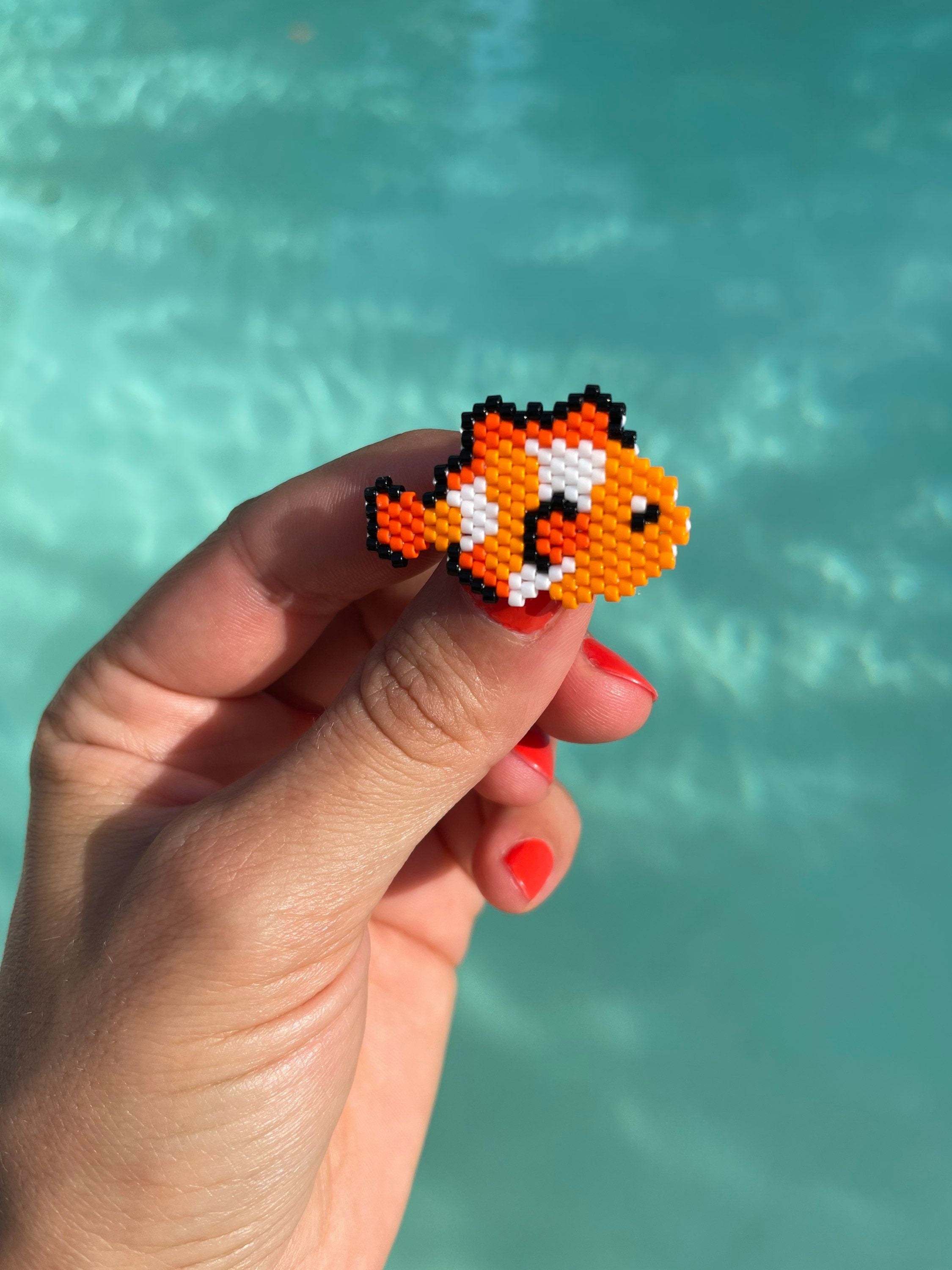 Broche poisson clown