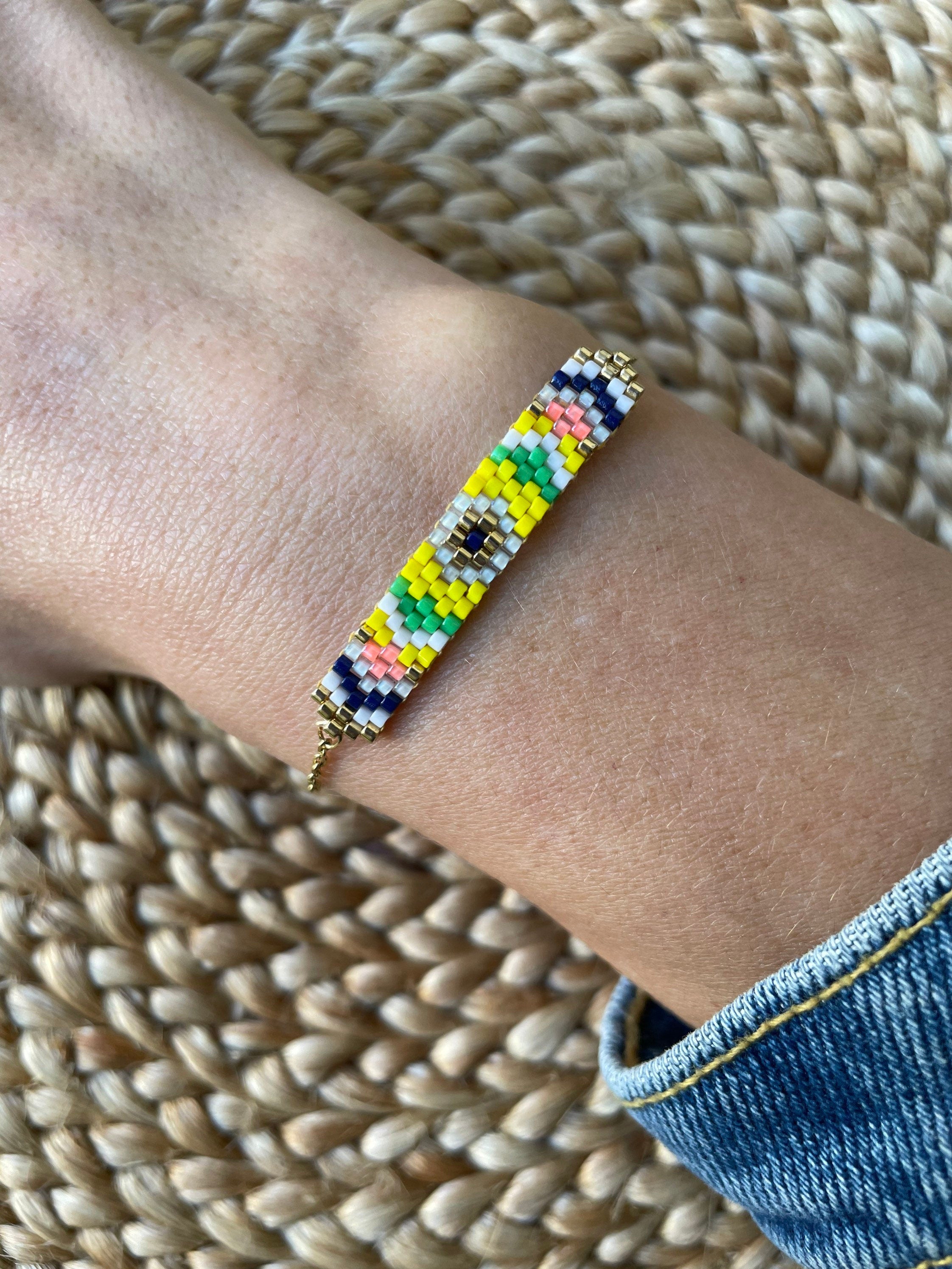 Bracelet Perles Camille doré