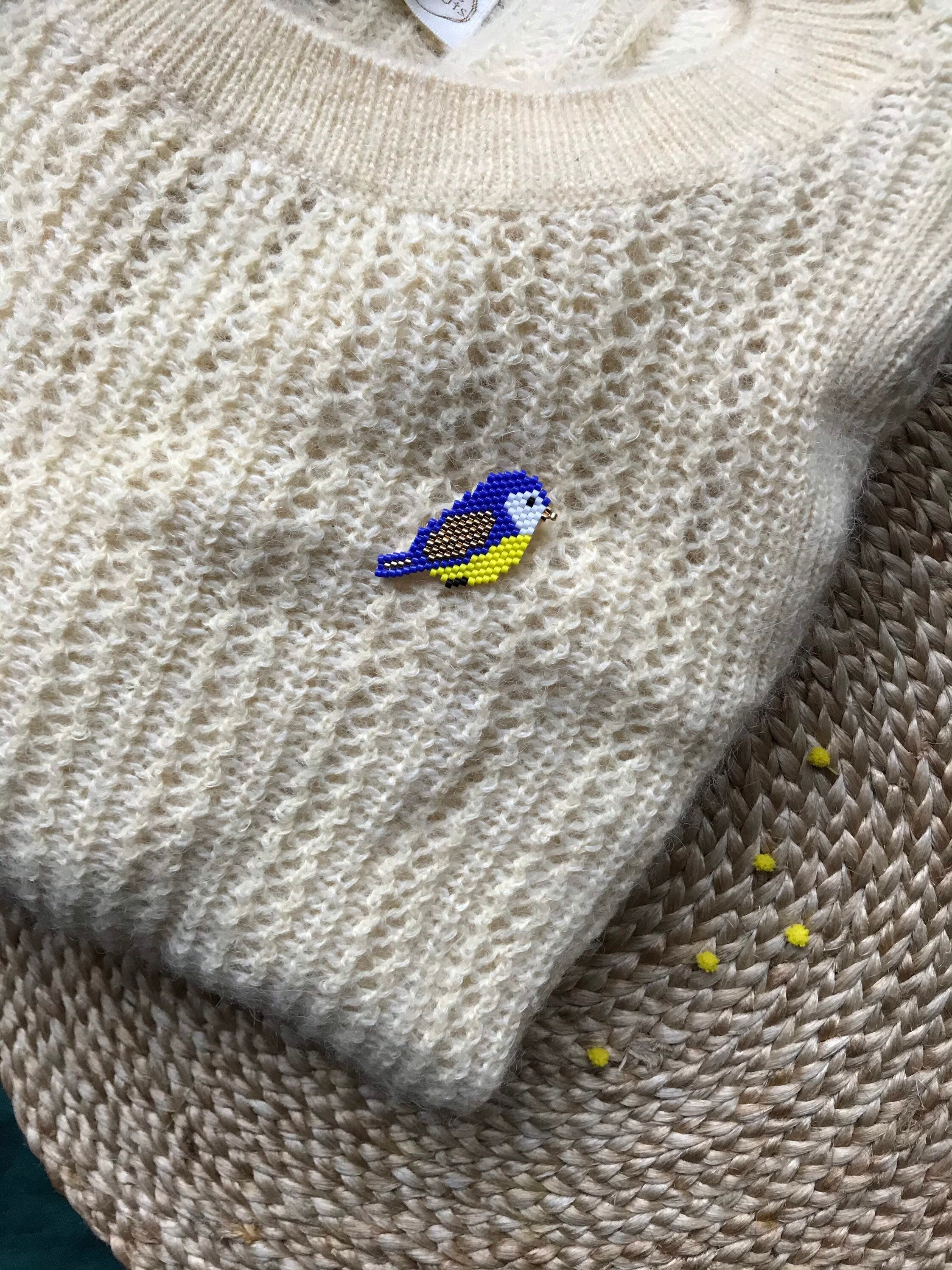 Broche Mésange Bleue