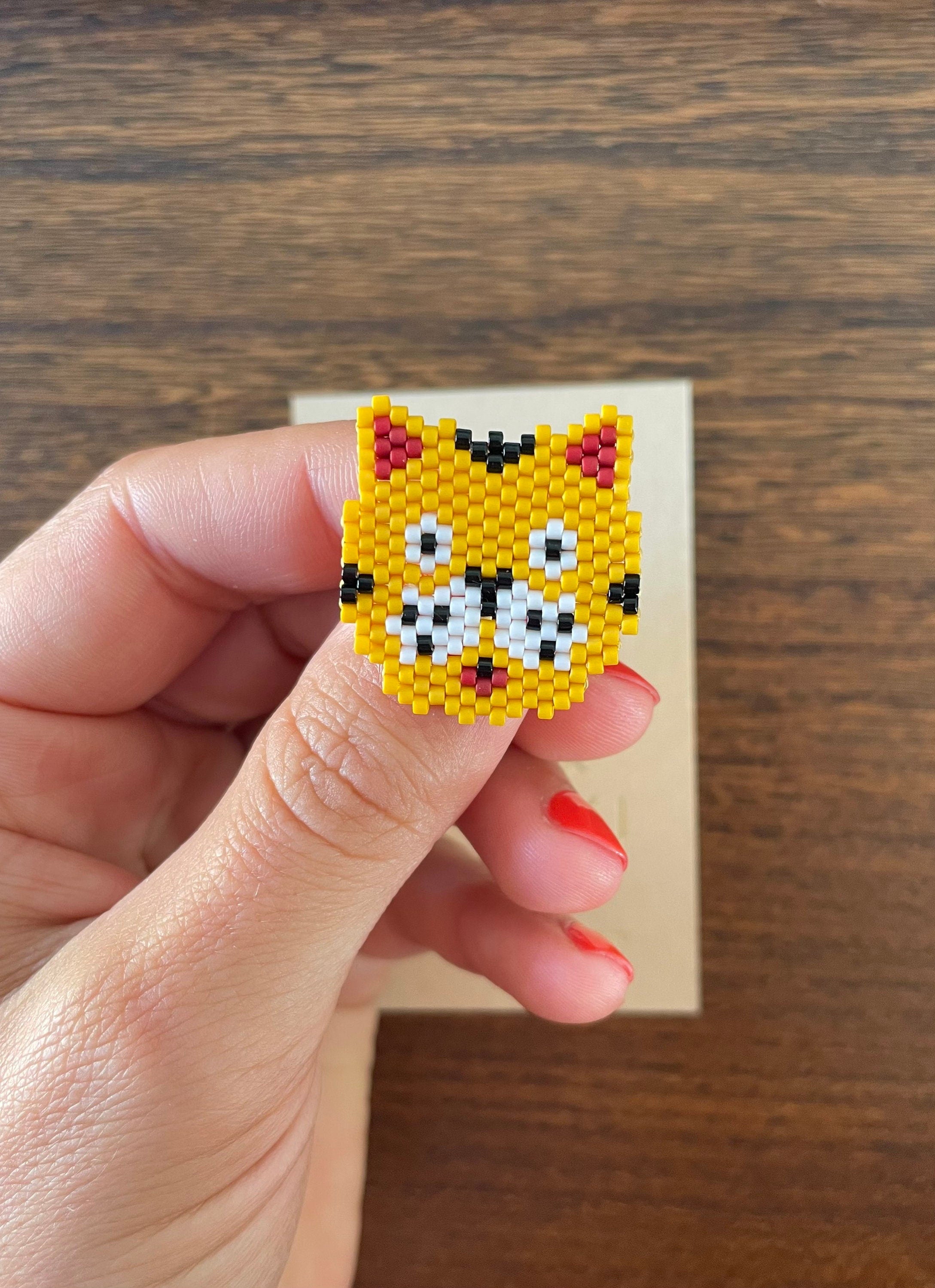Broche chat tigre