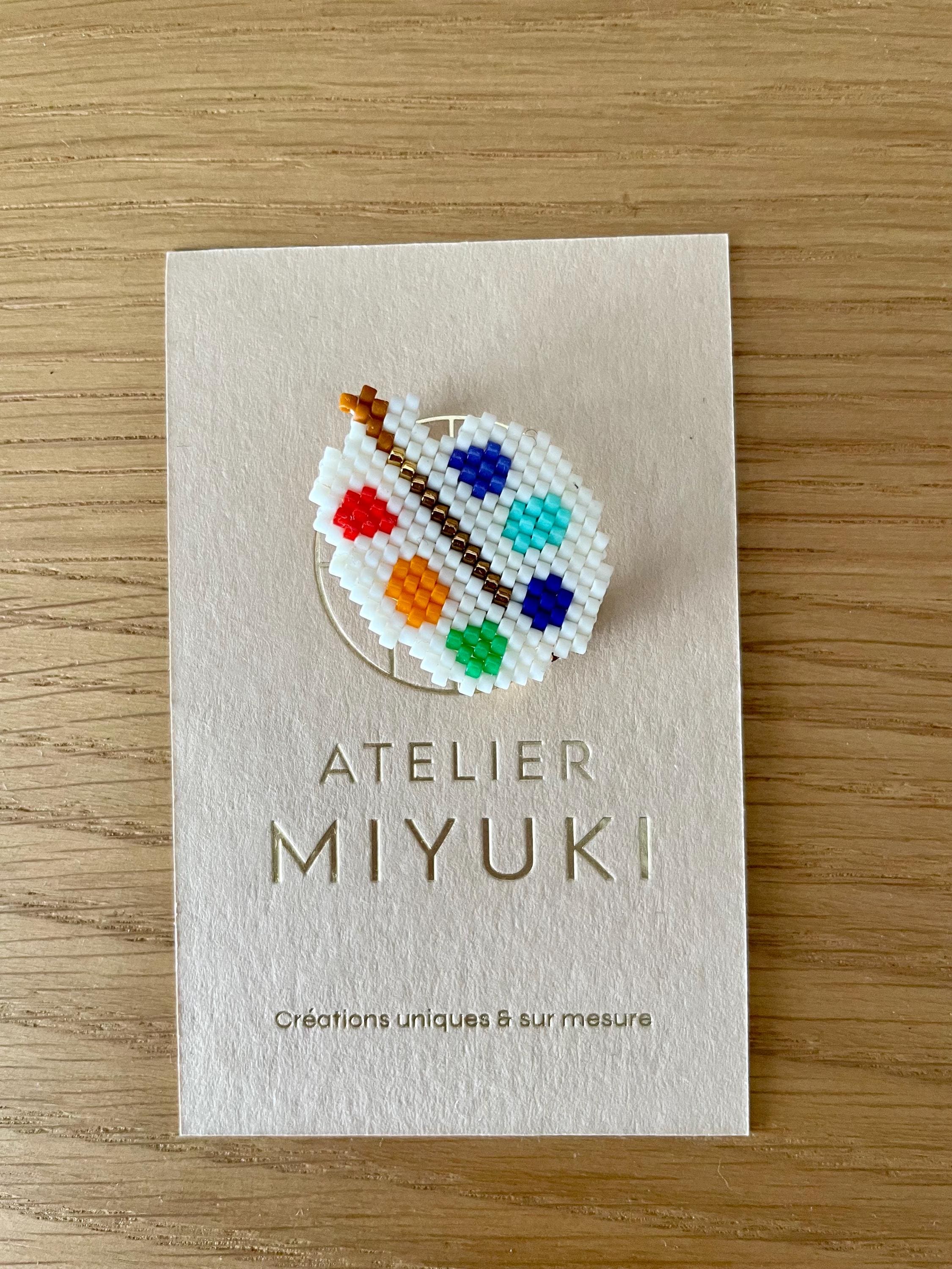 Broche Palette du peintre