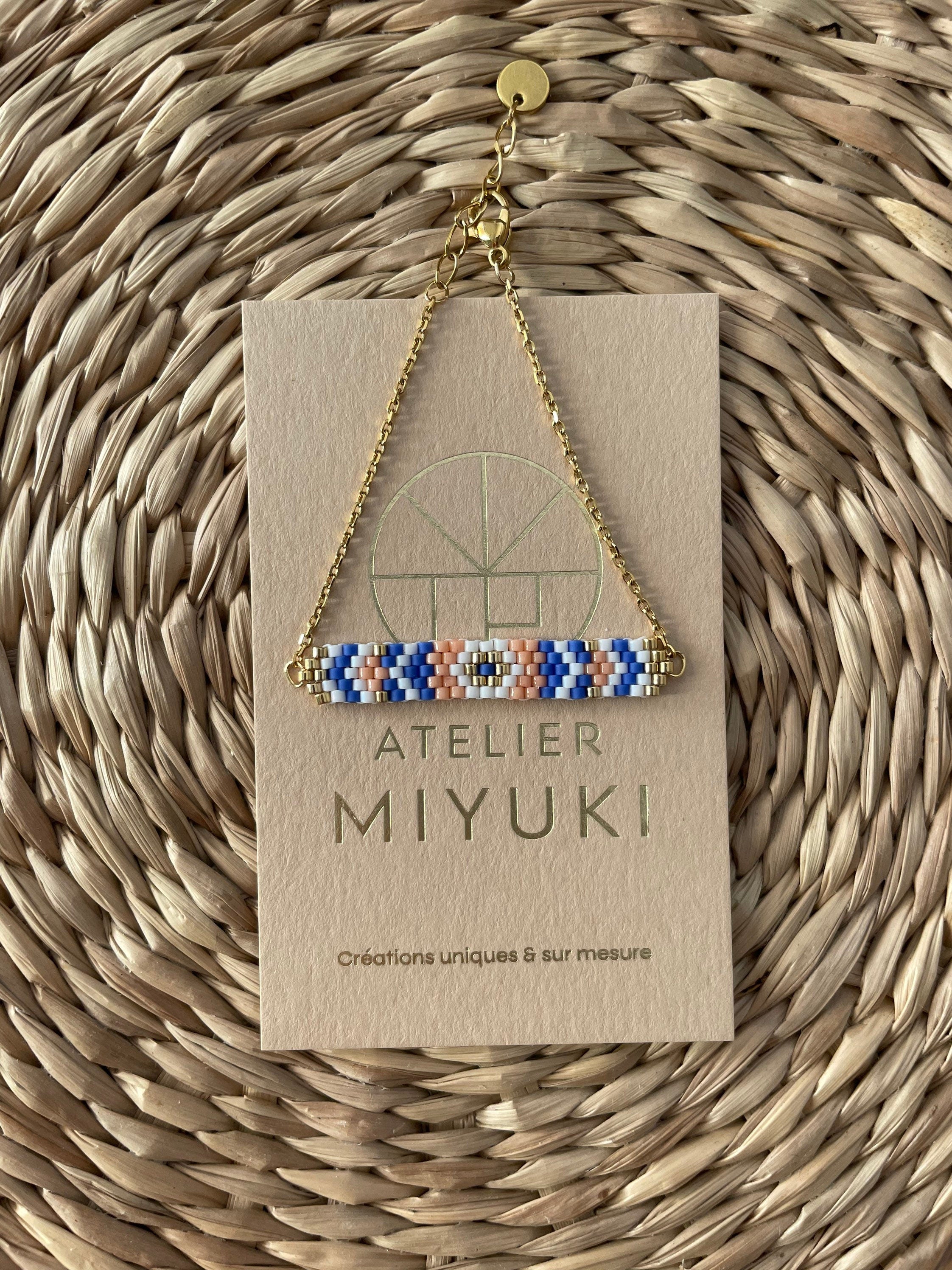 Bracelet perles tissées Laurie