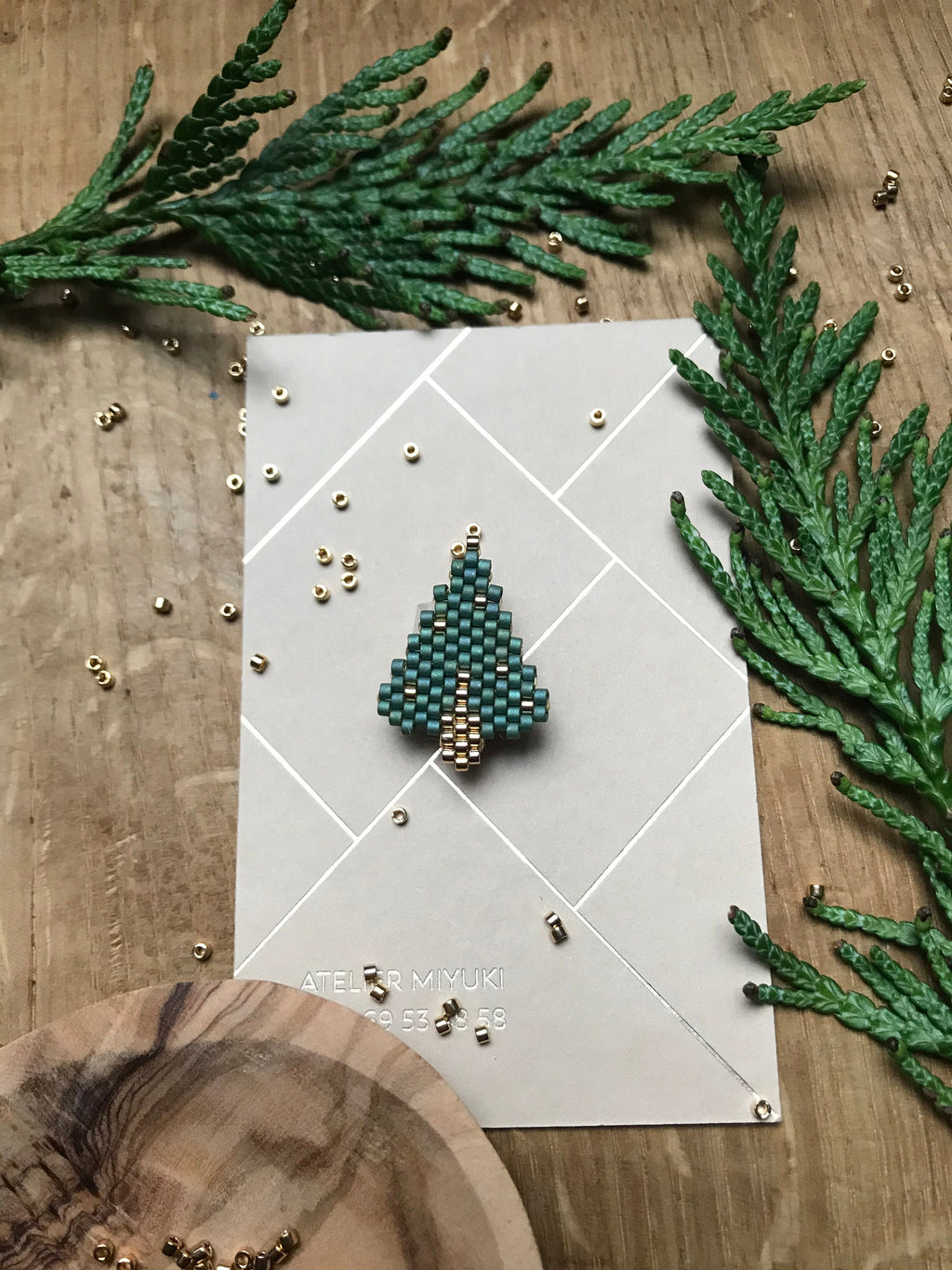 Broche Sapin