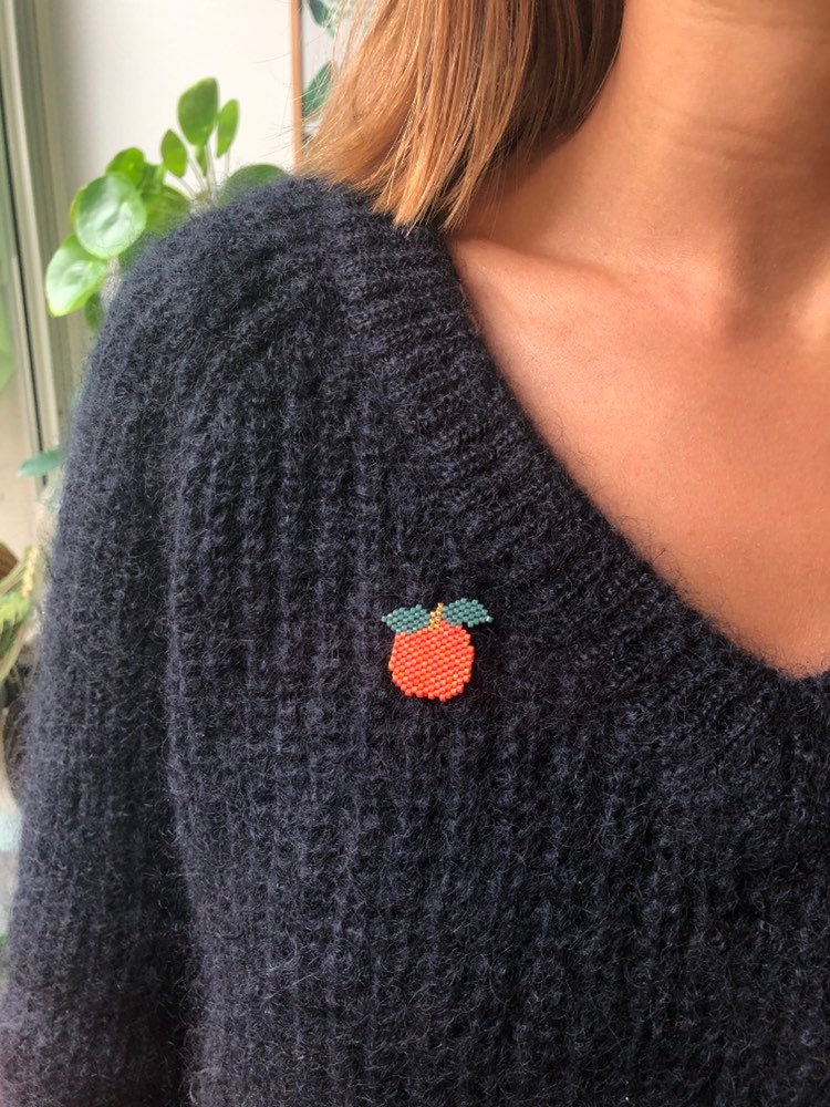 Broche Mandarine