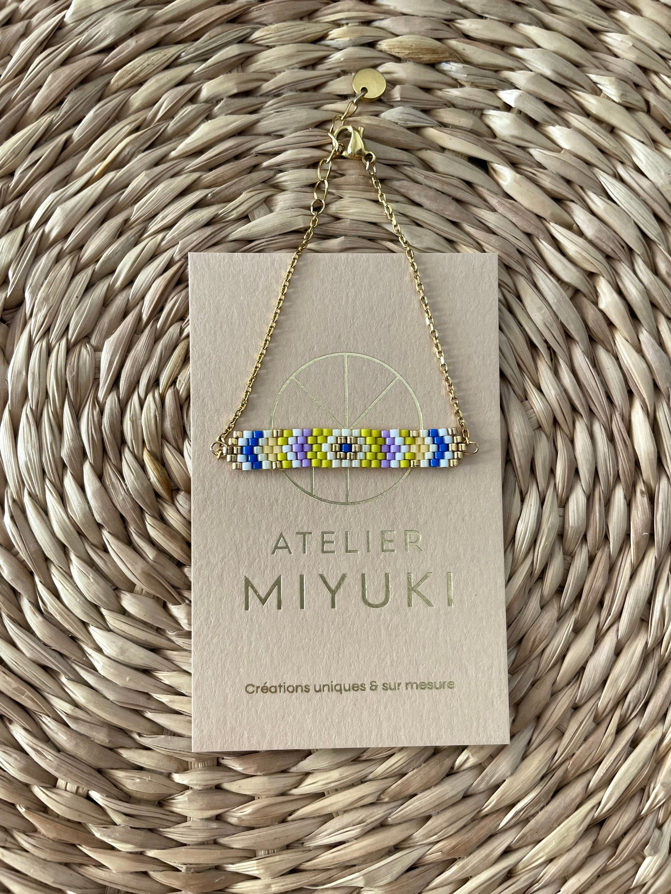 Bracelet perles tissées Aurelie