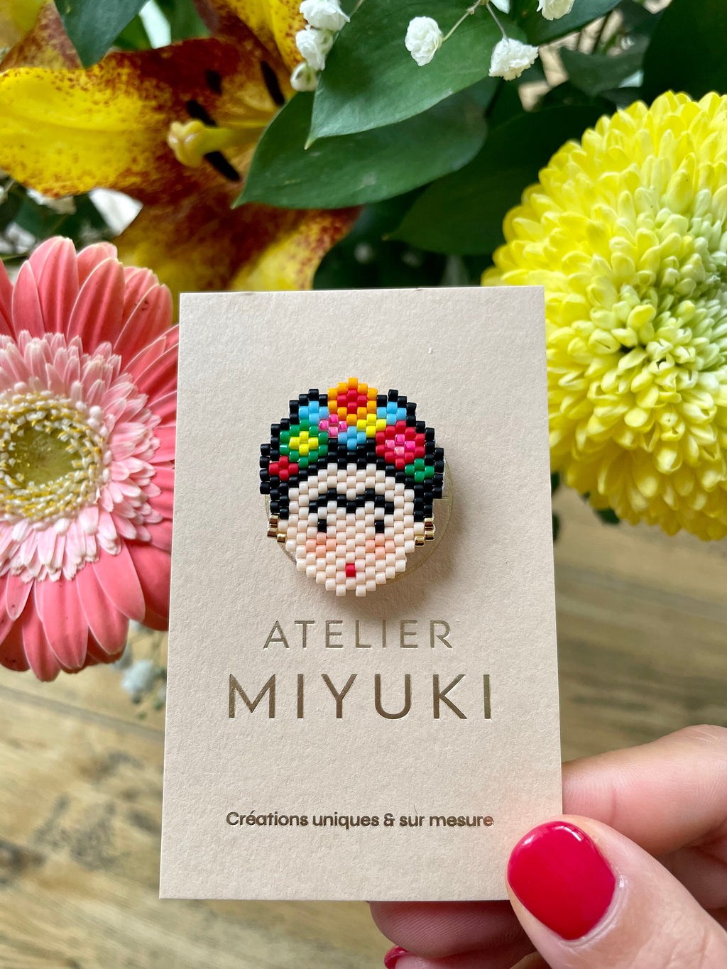 Broche Mexicaine Frida Kahlo