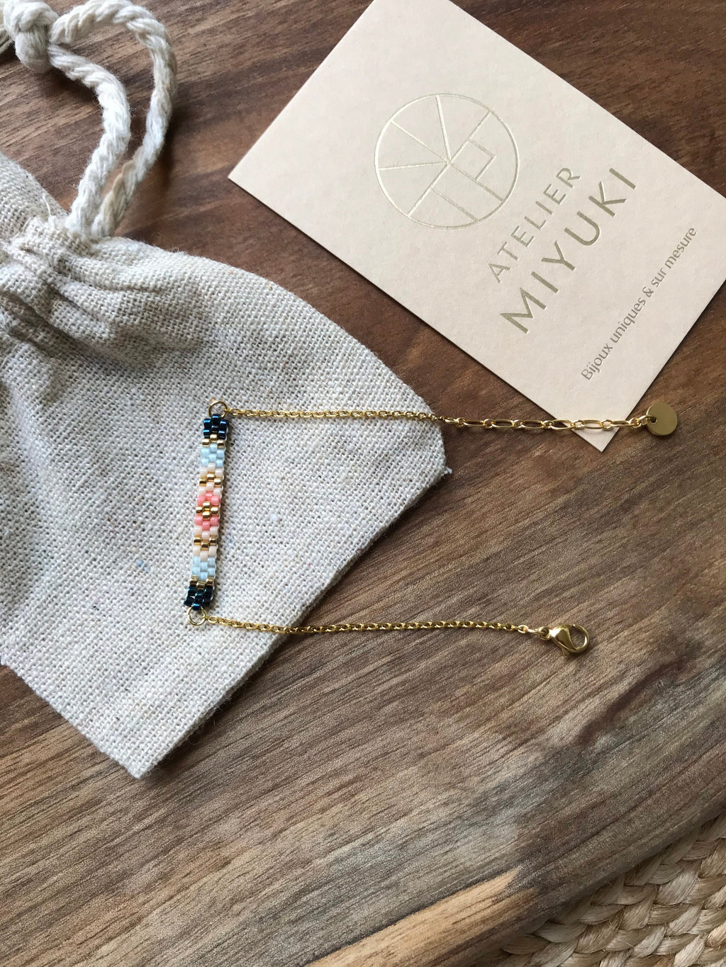 Bracelet perles Lise Doré