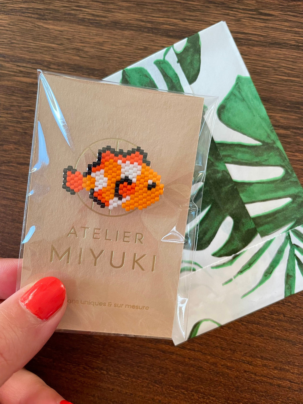 Broche poisson clown