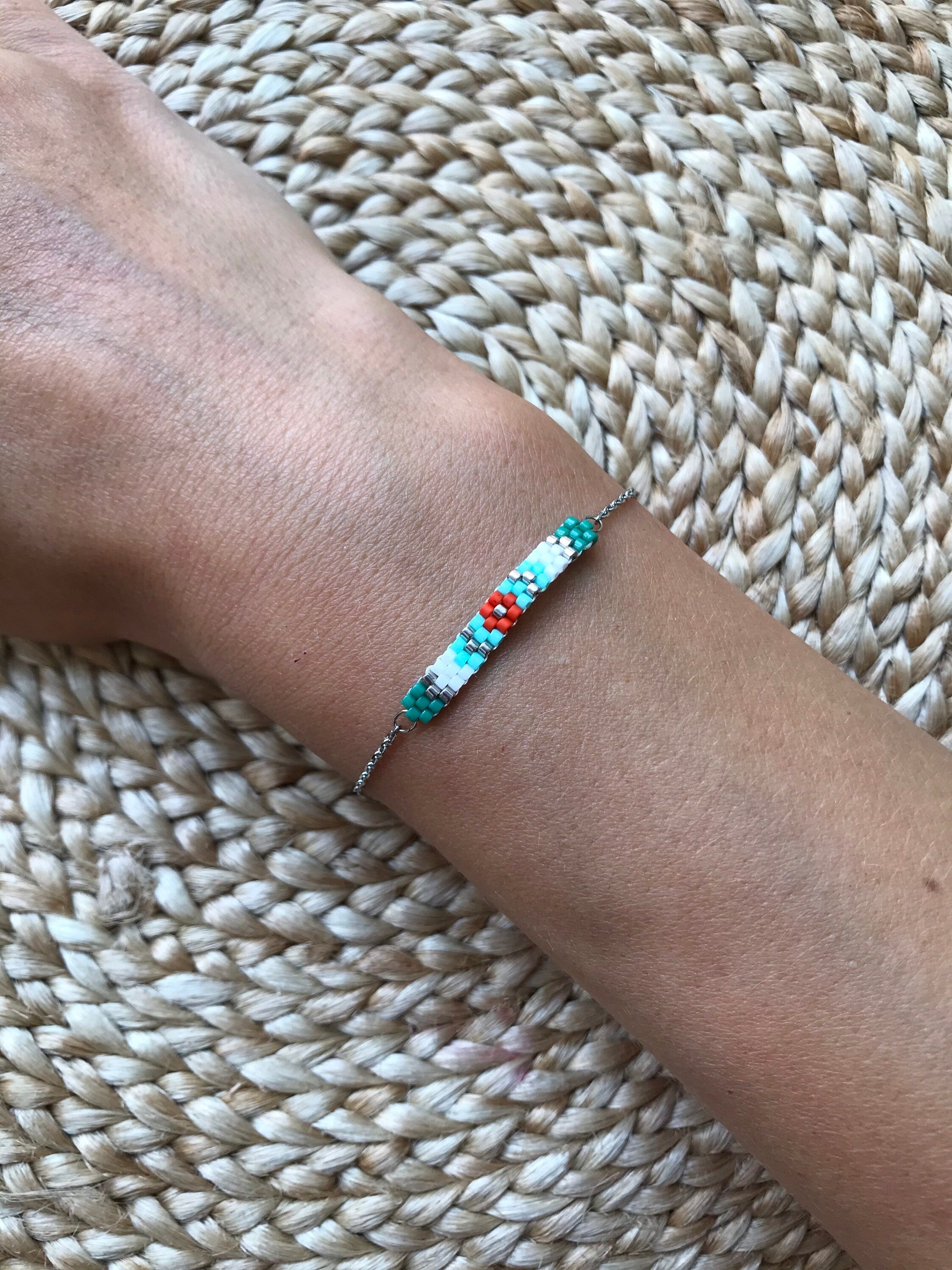 Bracelet perles Juliette Argent