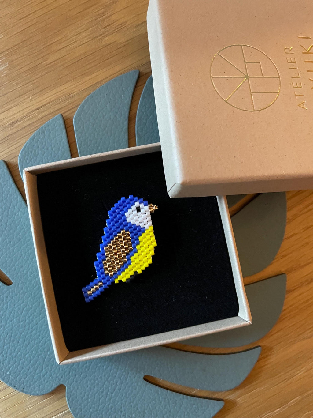 Broche Mésange Bleue