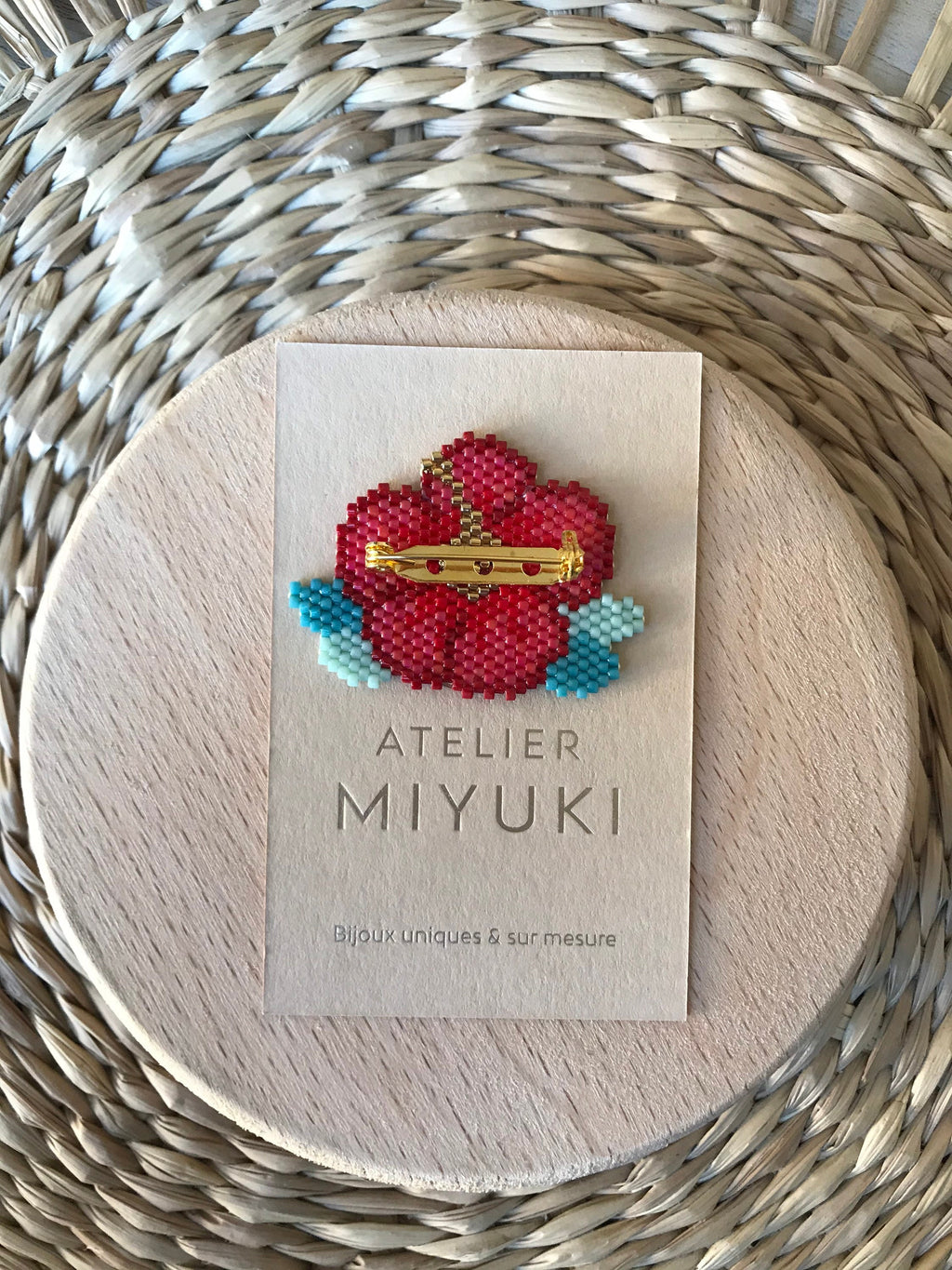 Broche Fleur Hibiscus