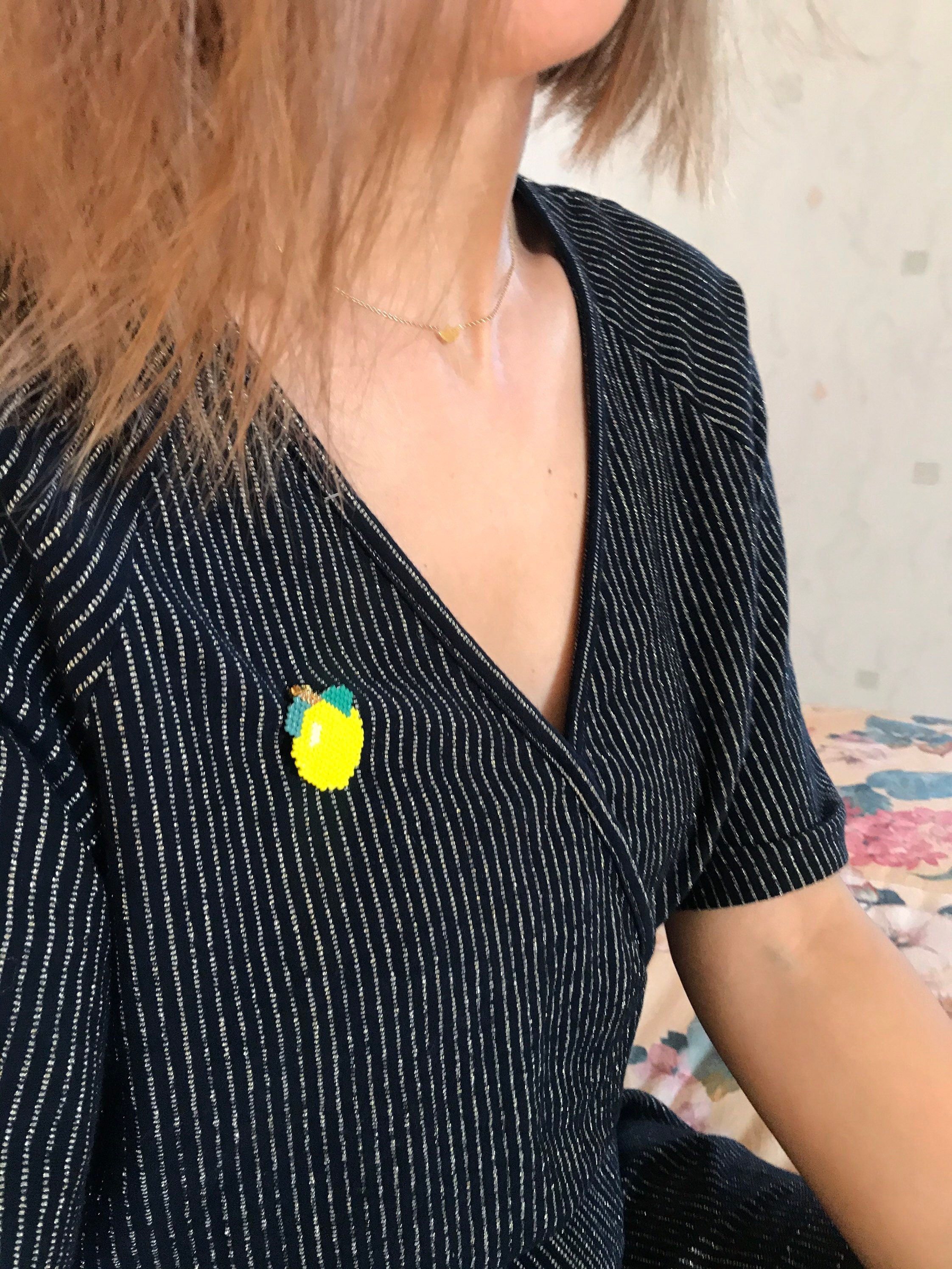 Broche Citron