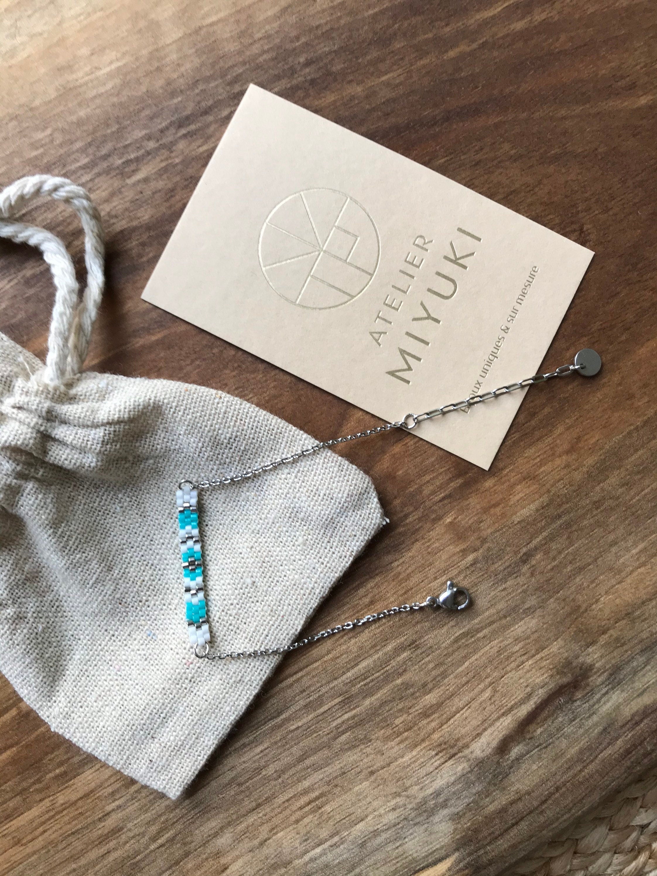 Bracelet perles Romane Argent