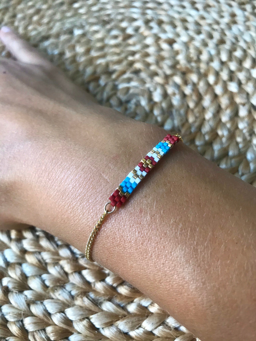 Bracelet perles Lina Doré