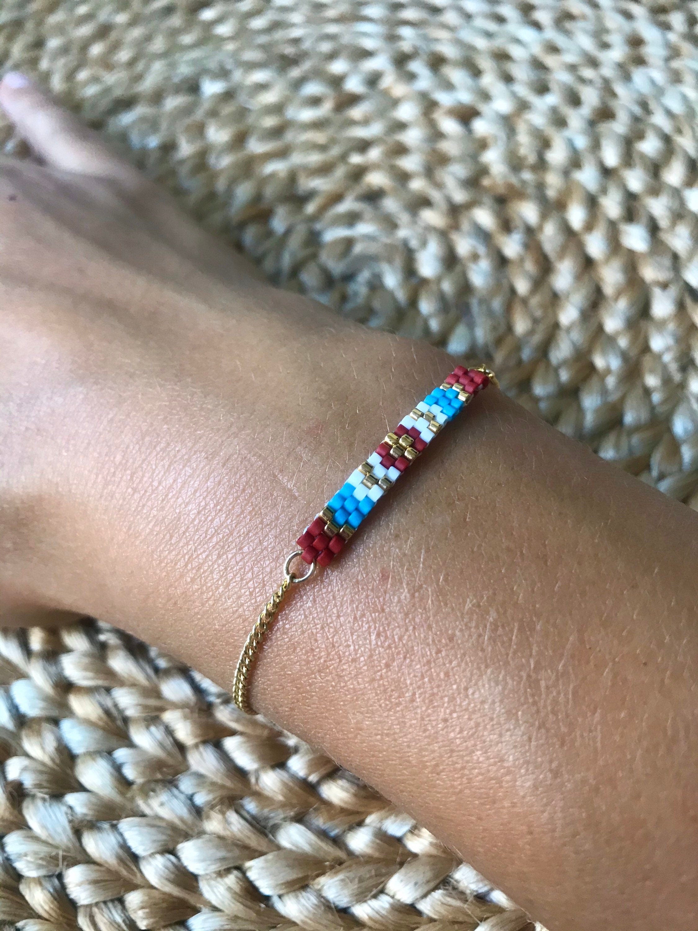 Bracelet perles Lina Doré