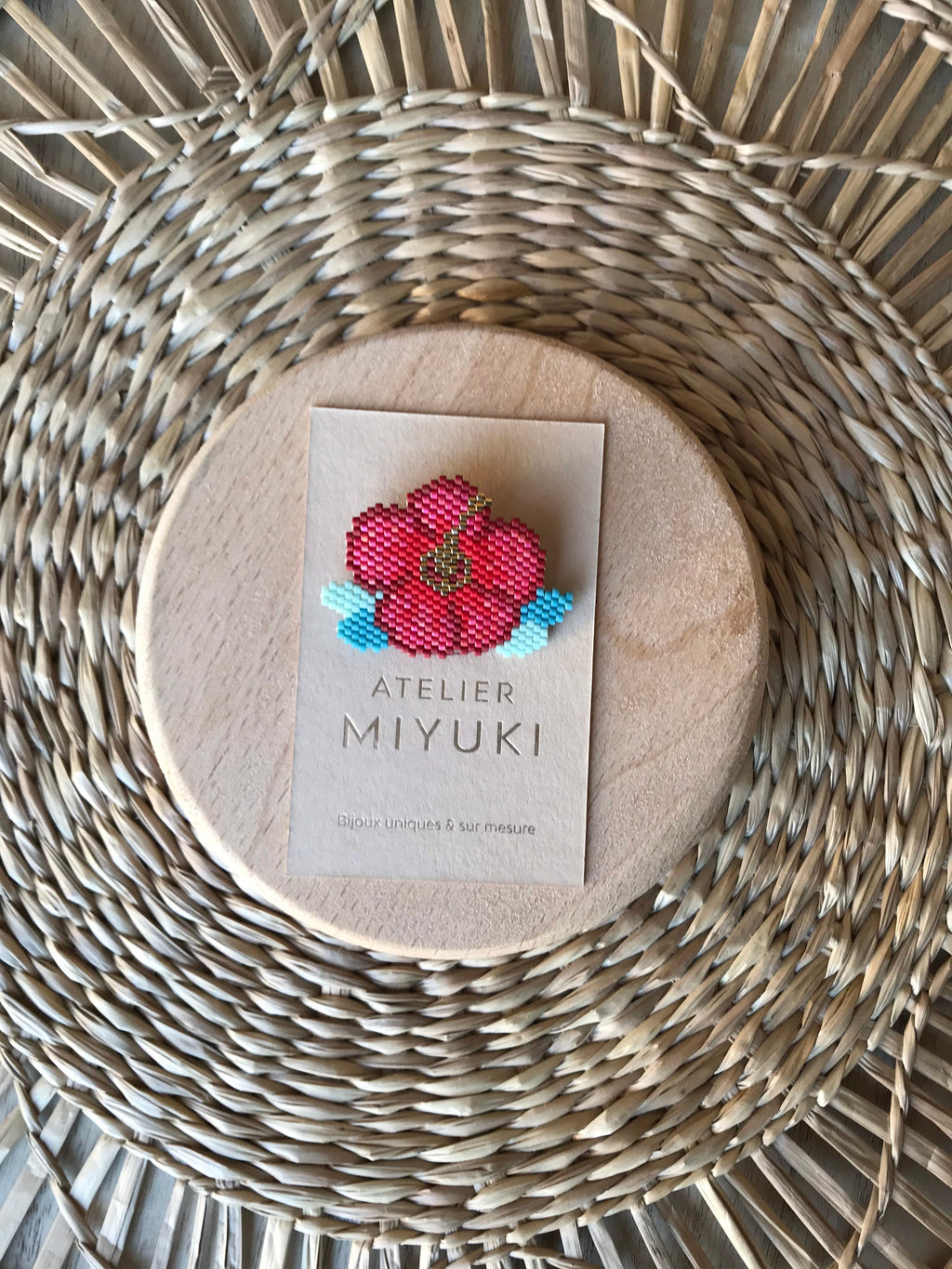 Broche Fleur Hibiscus