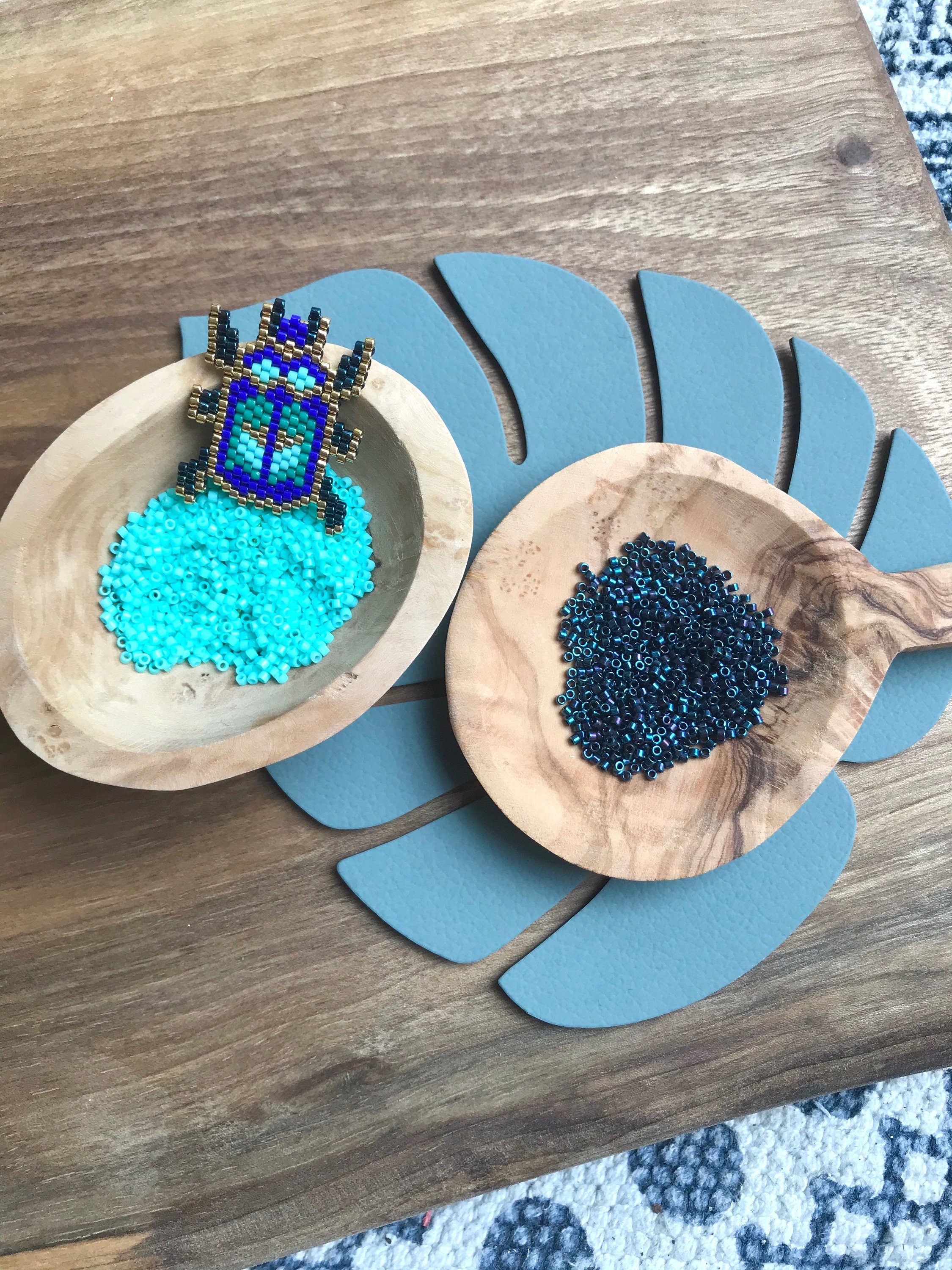 Broche Scarabée Bleu