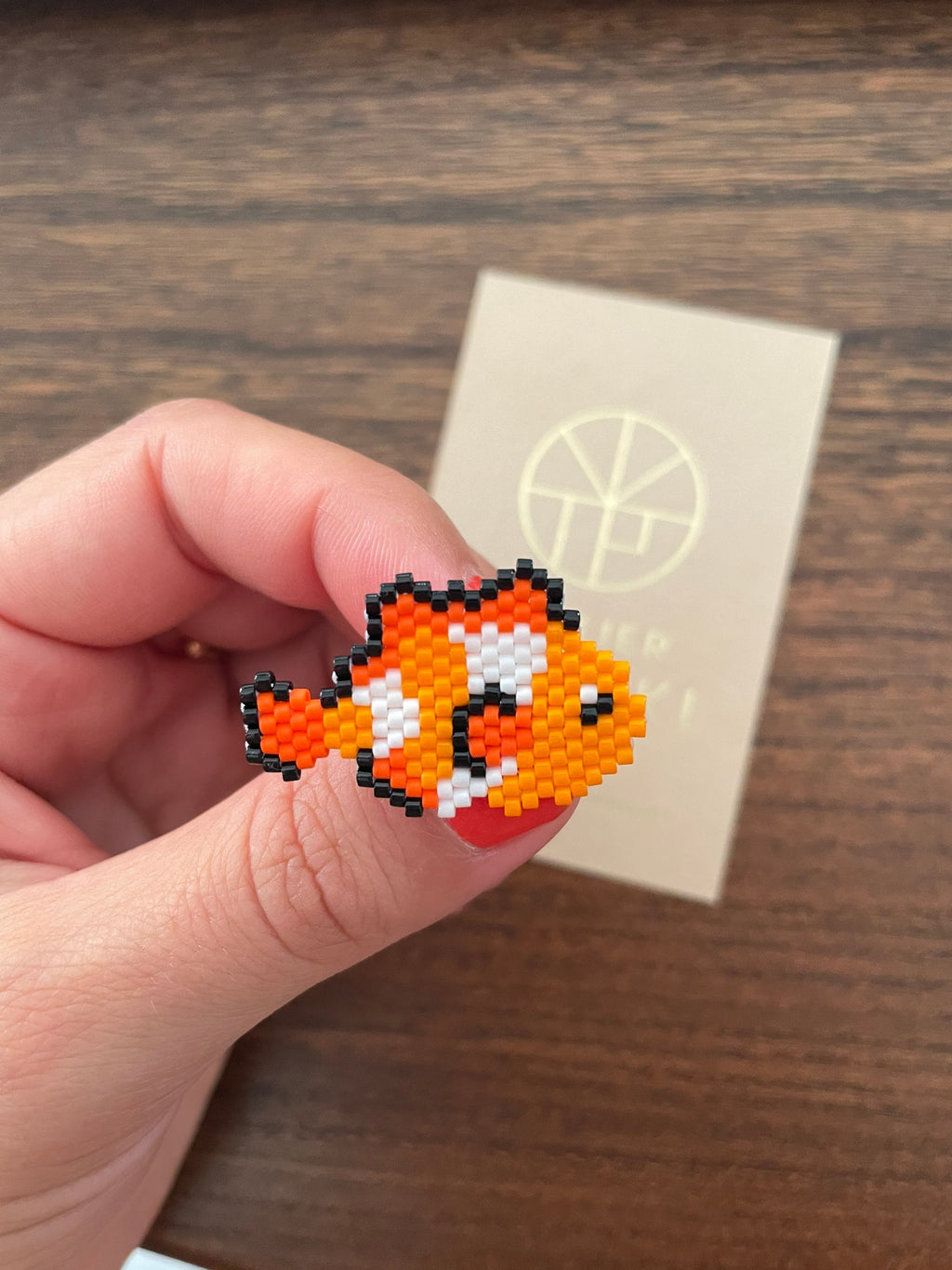 Broche poisson clown