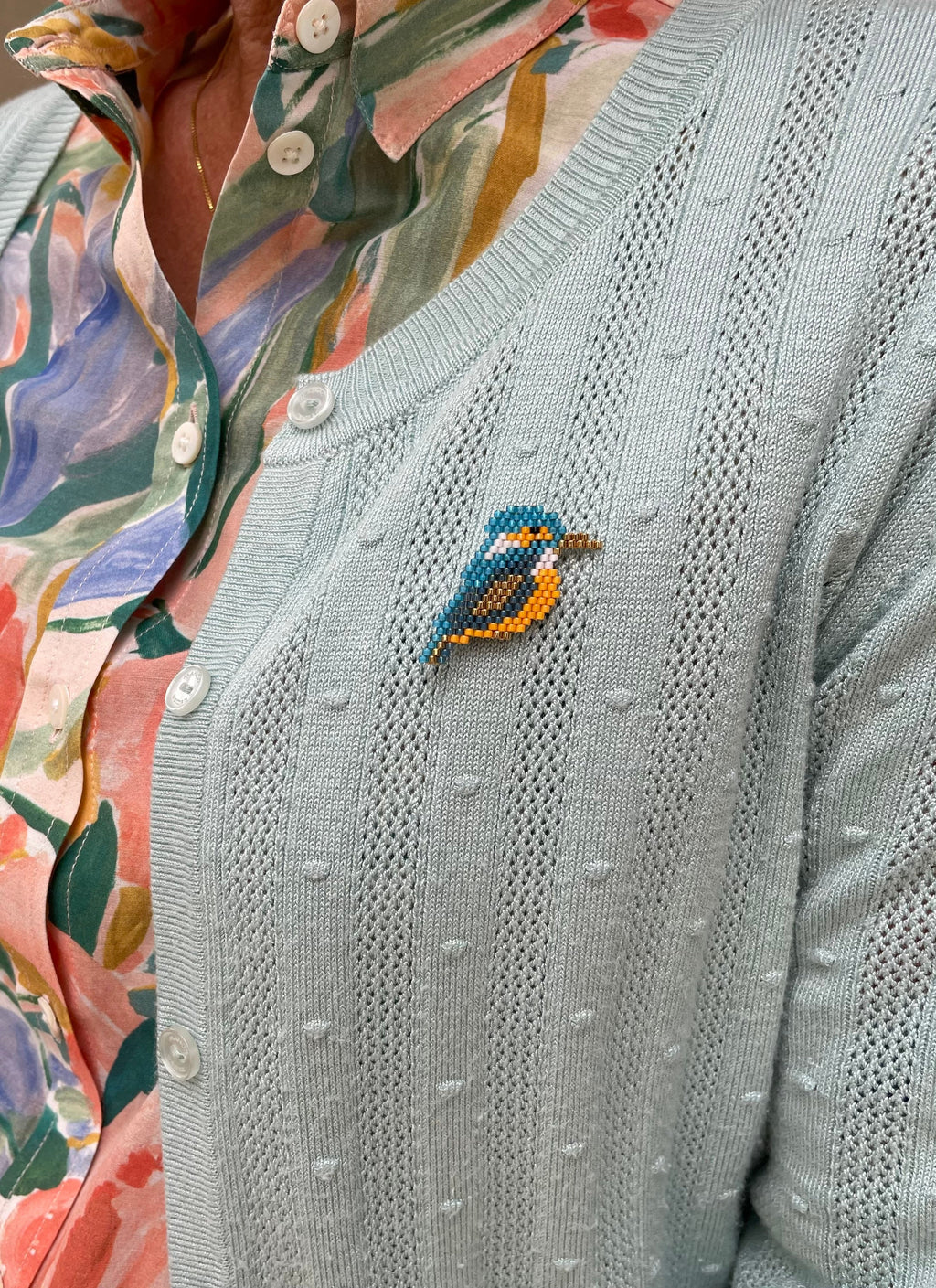 Broche Martin-Pêcheur