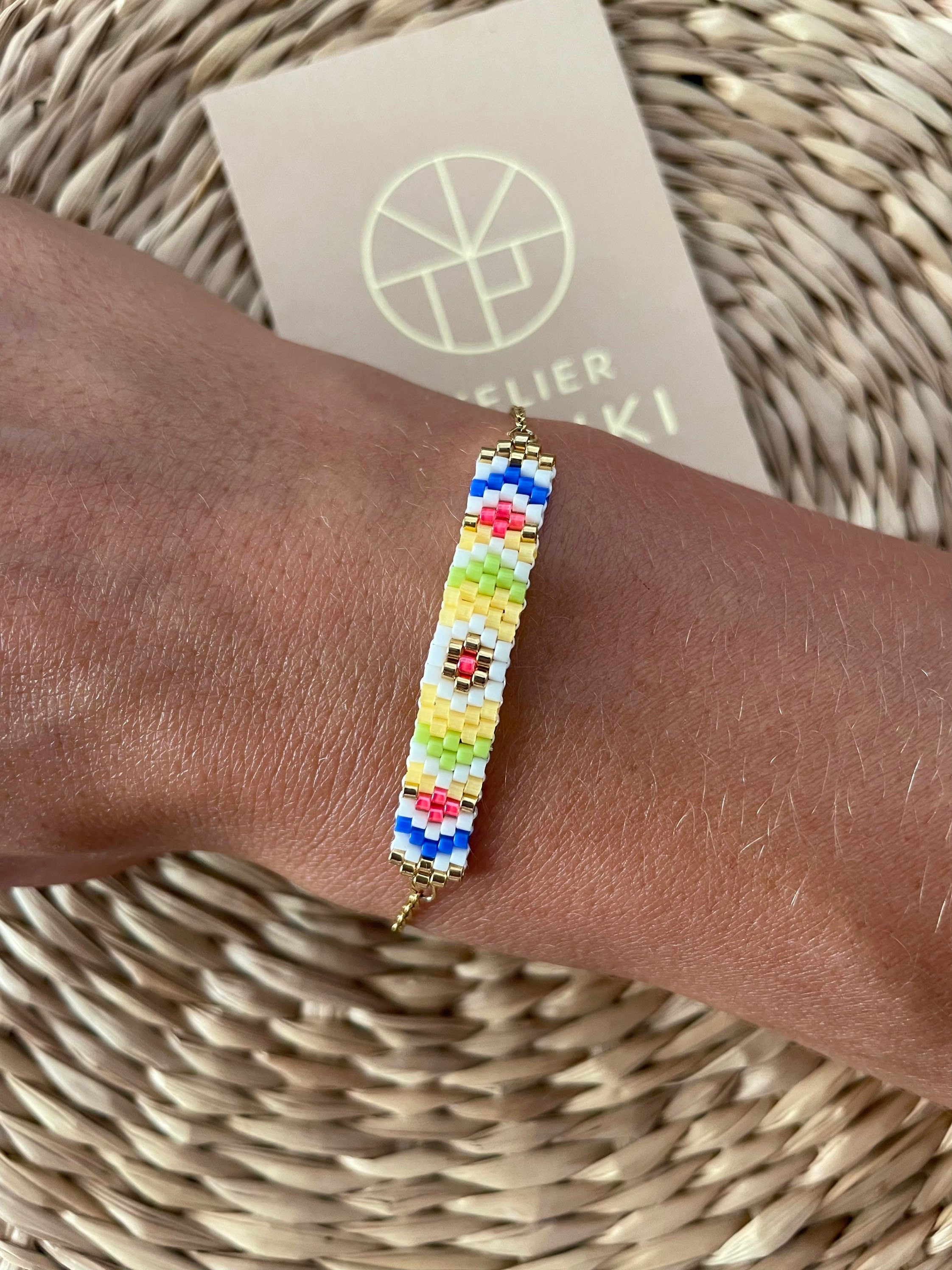 Bracelet perles tissées Barbara