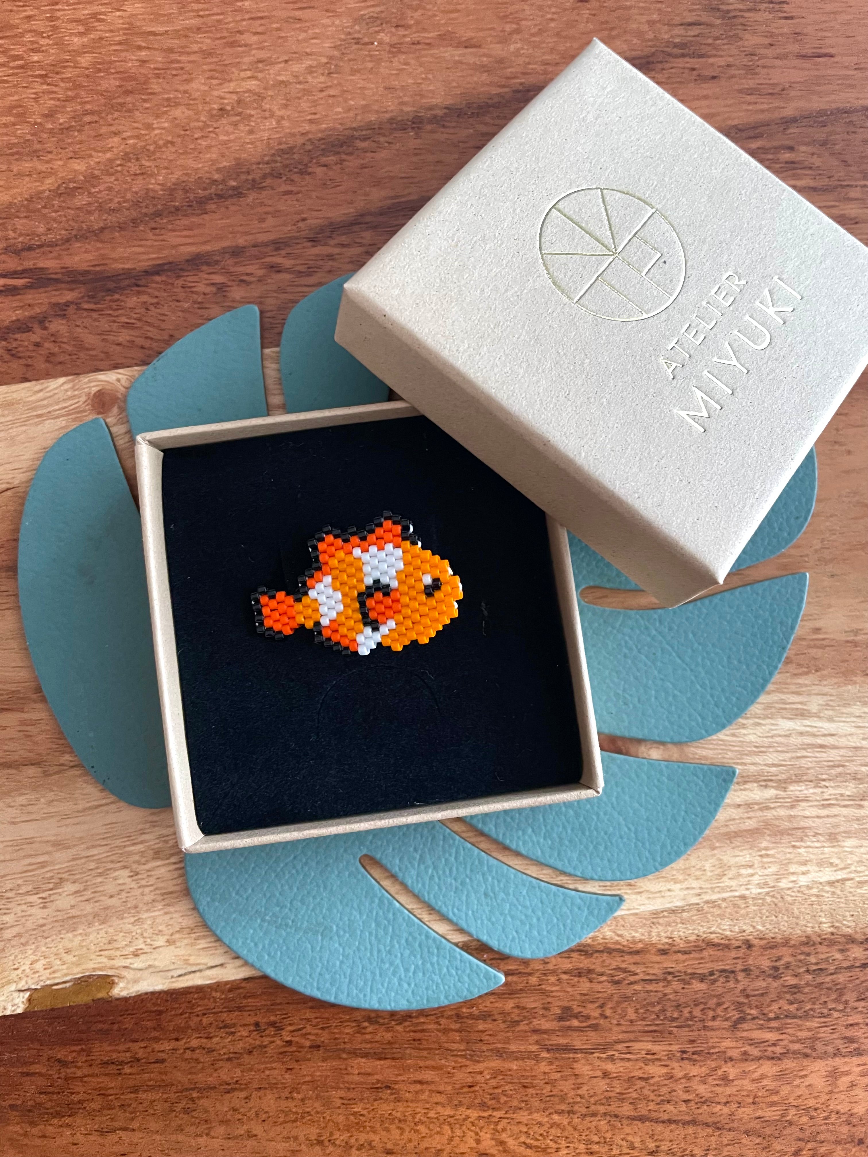 Broche poisson clown