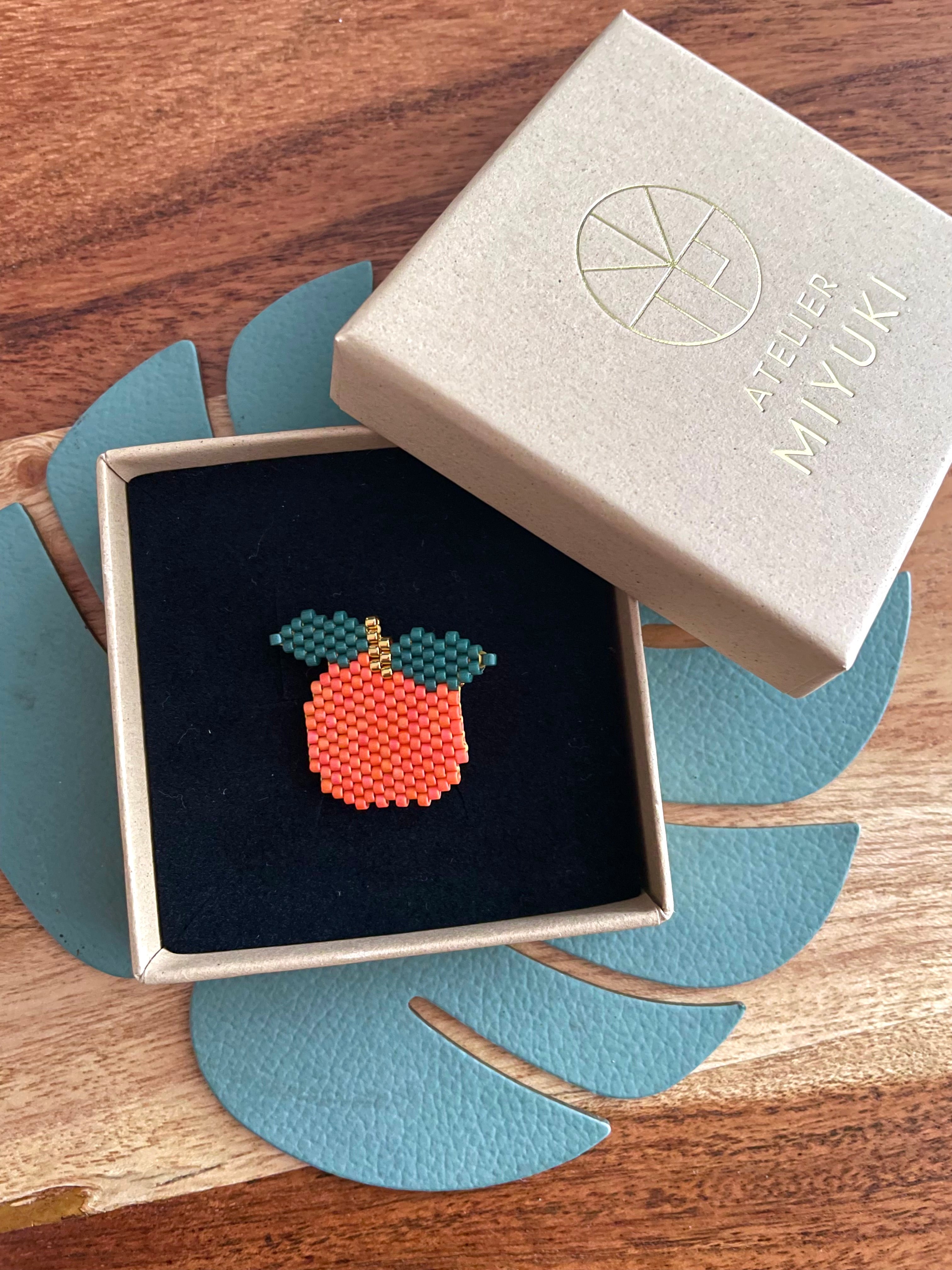 Broche Mandarine