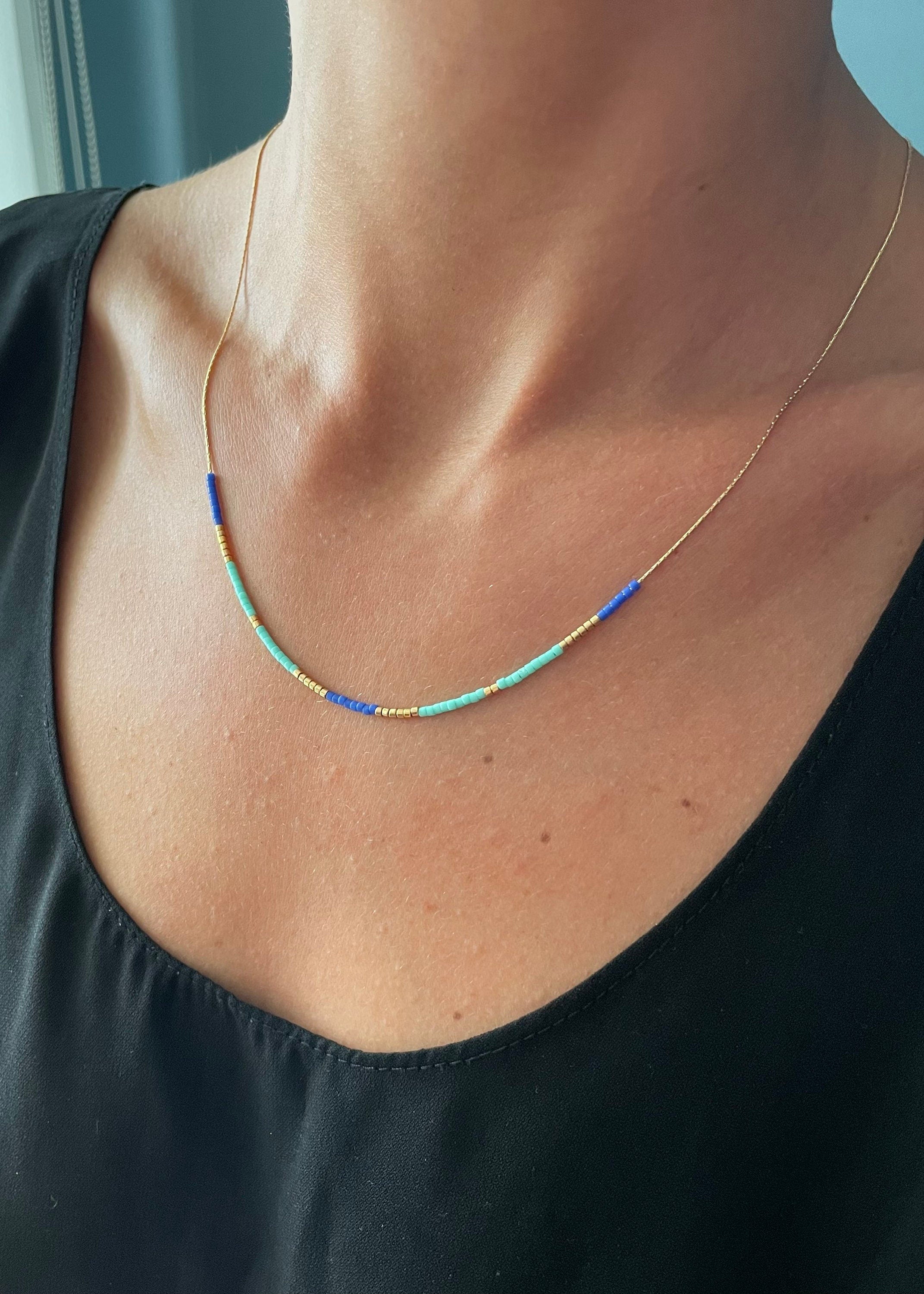 Collier perles Thaïs