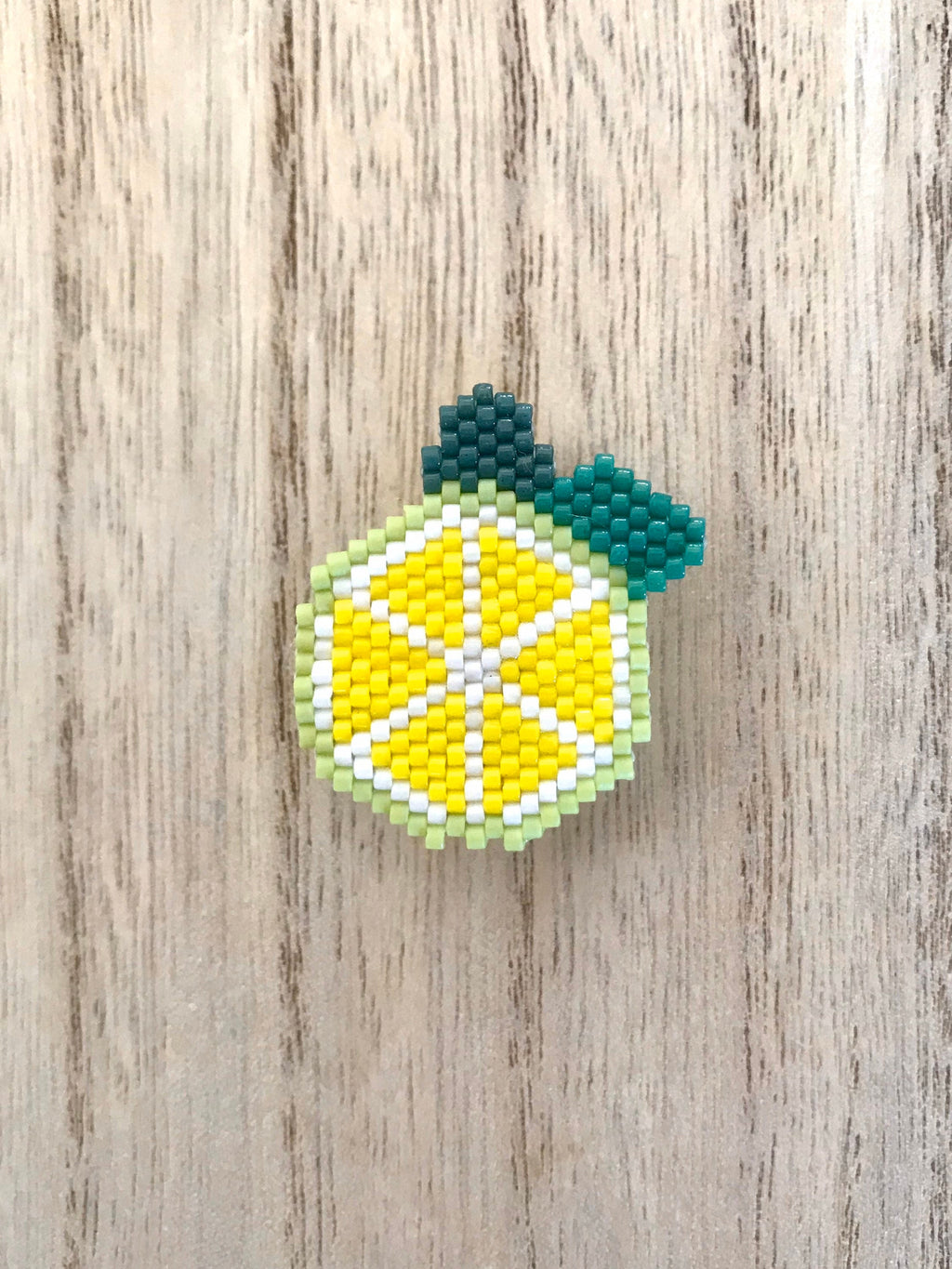 Broche Citron Pressé