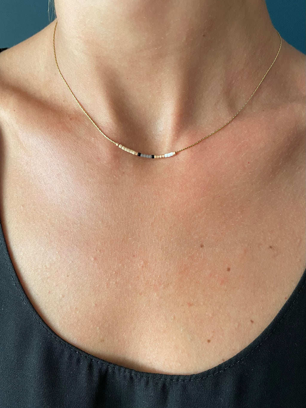 Collier perles Alix