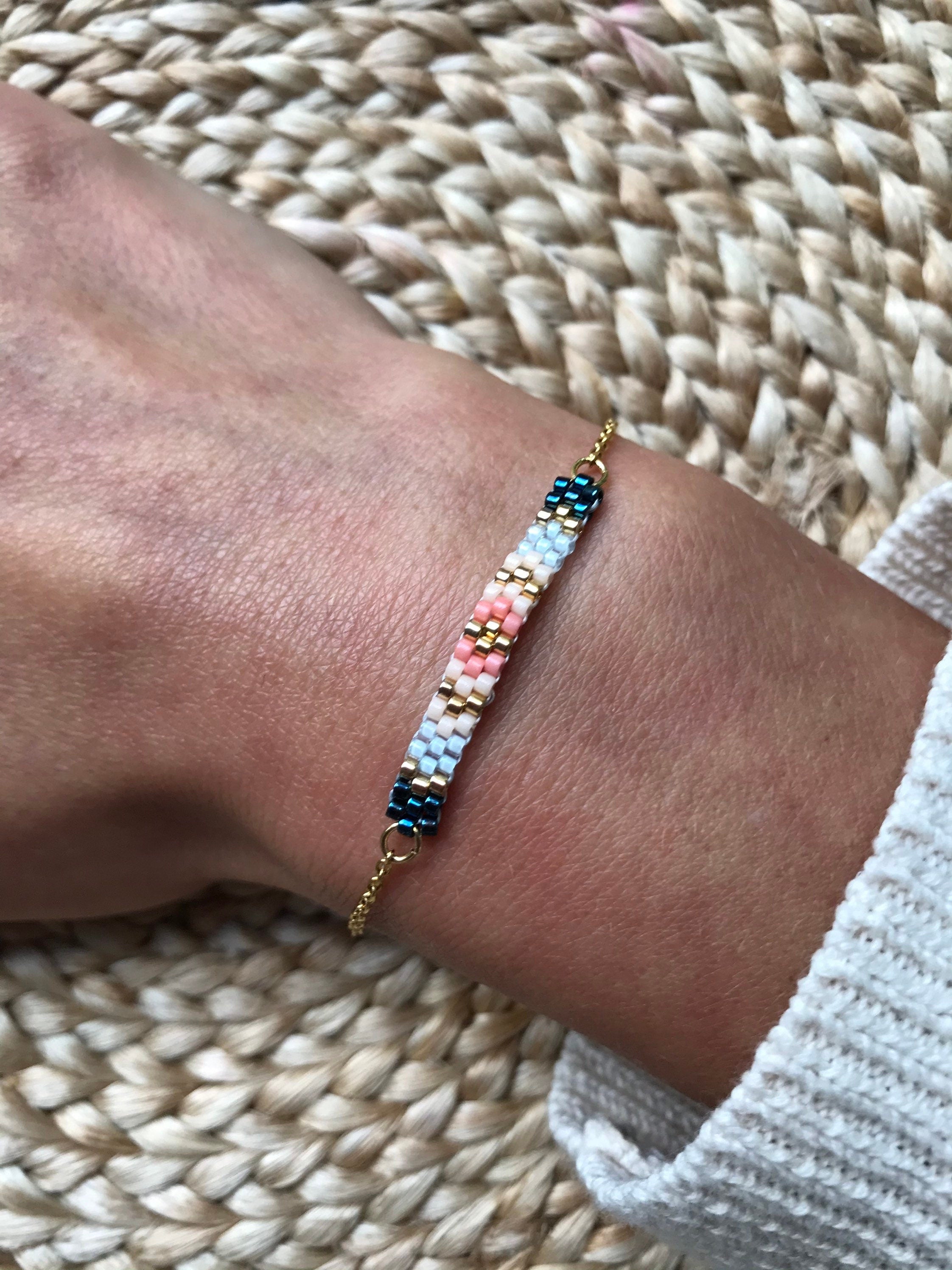 Bracelet perles Lise Doré