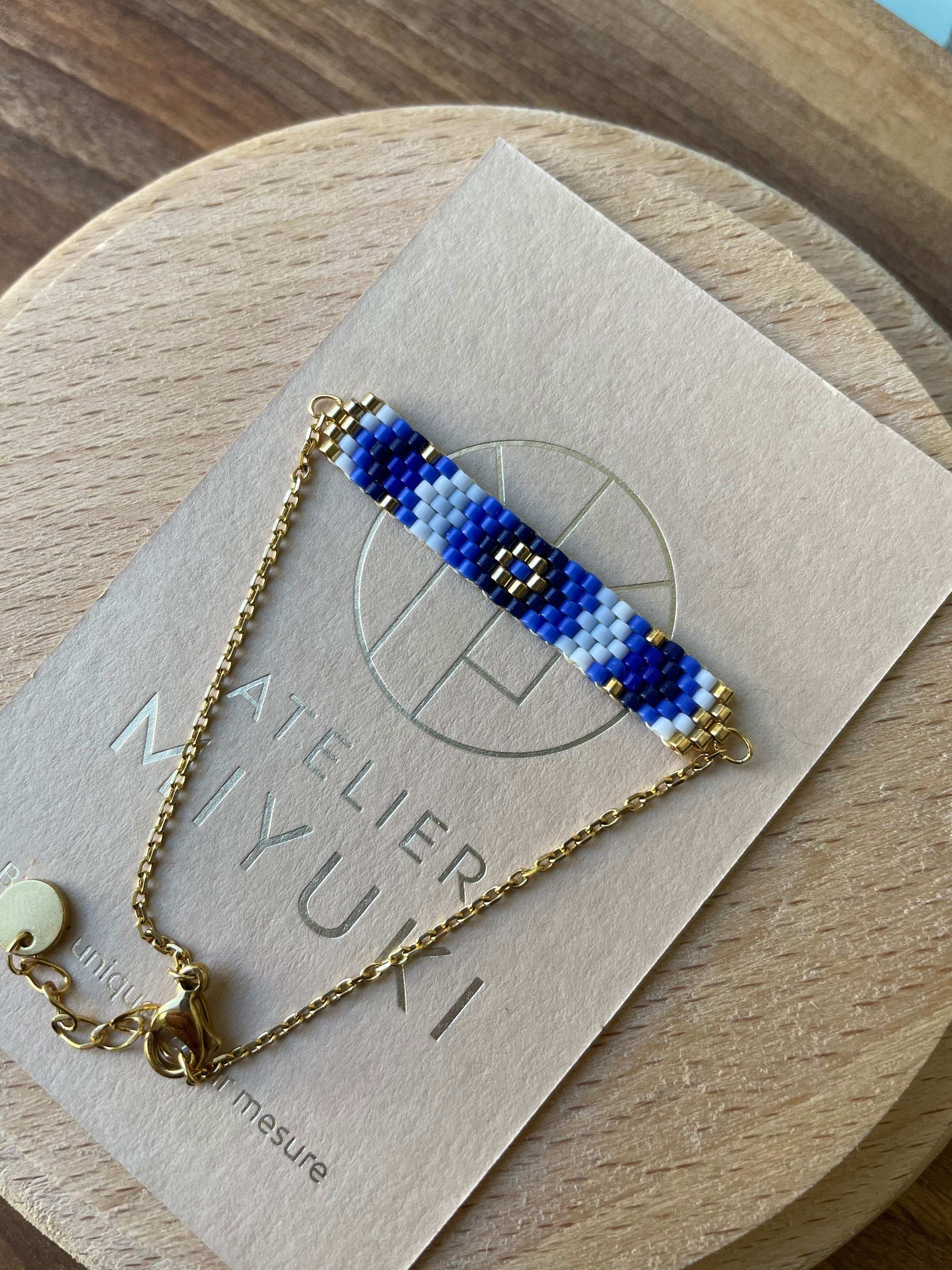 Bracelet perles Aurore doré