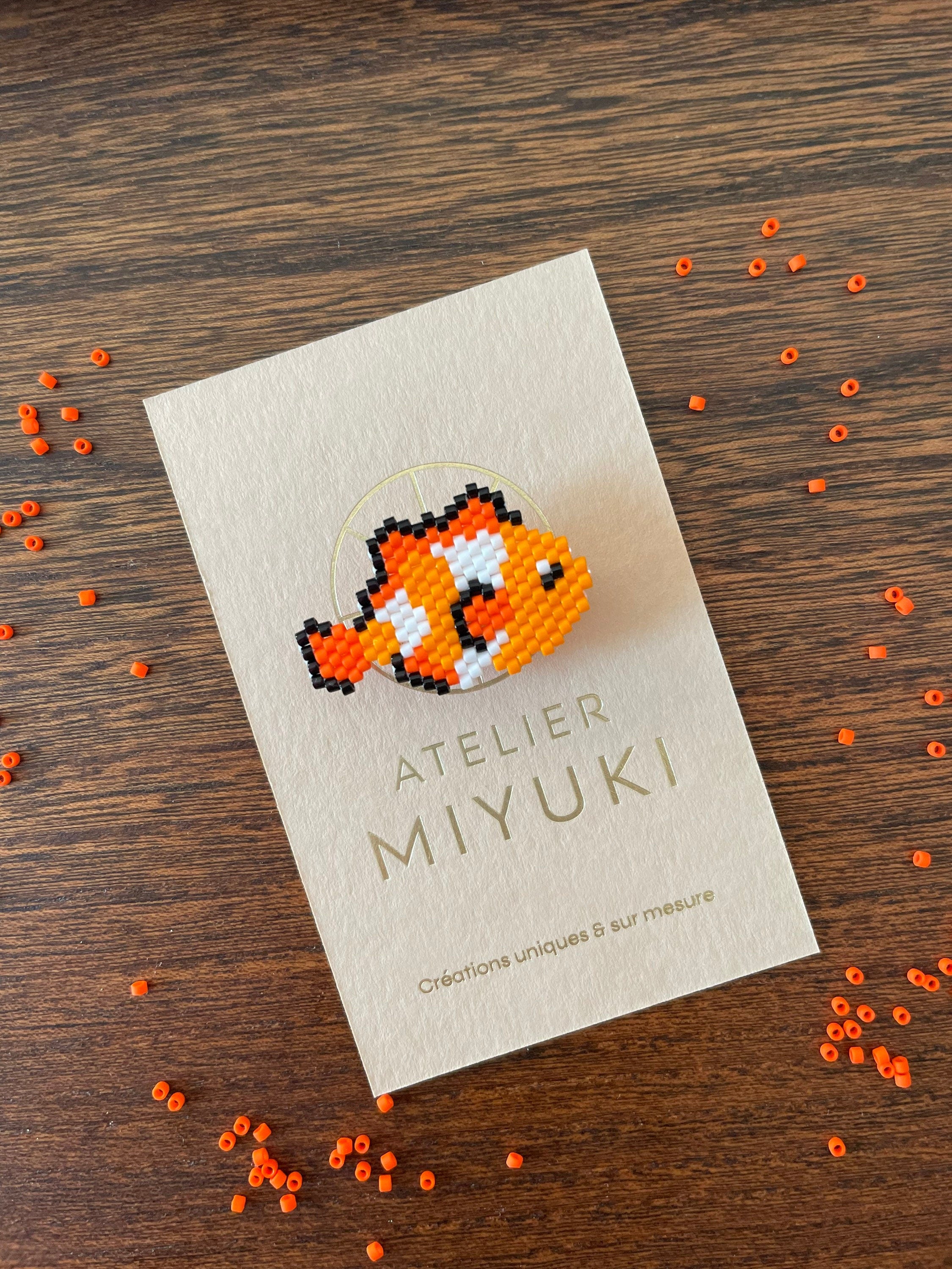 Broche poisson clown