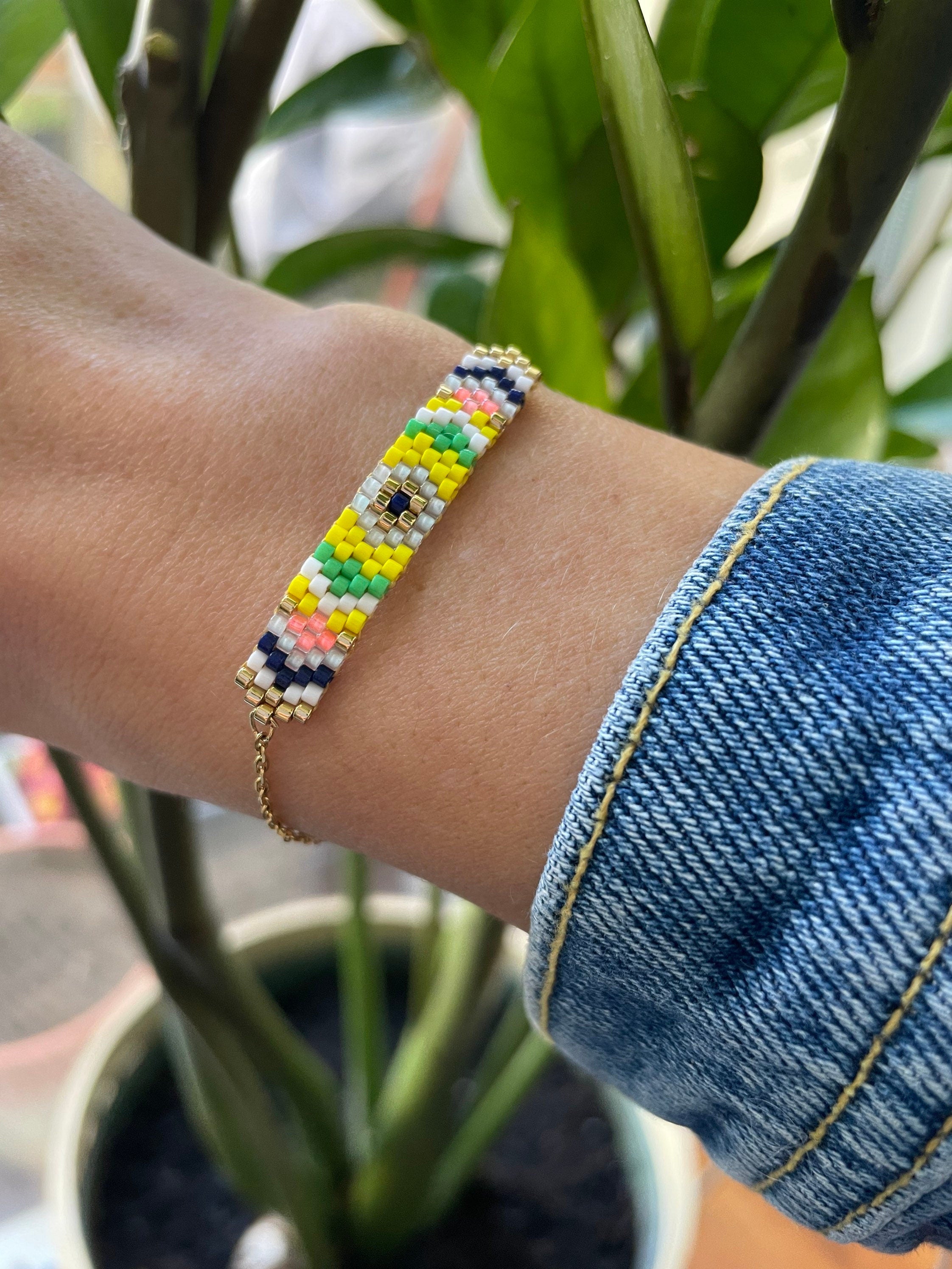 Bracelet Perles Camille doré