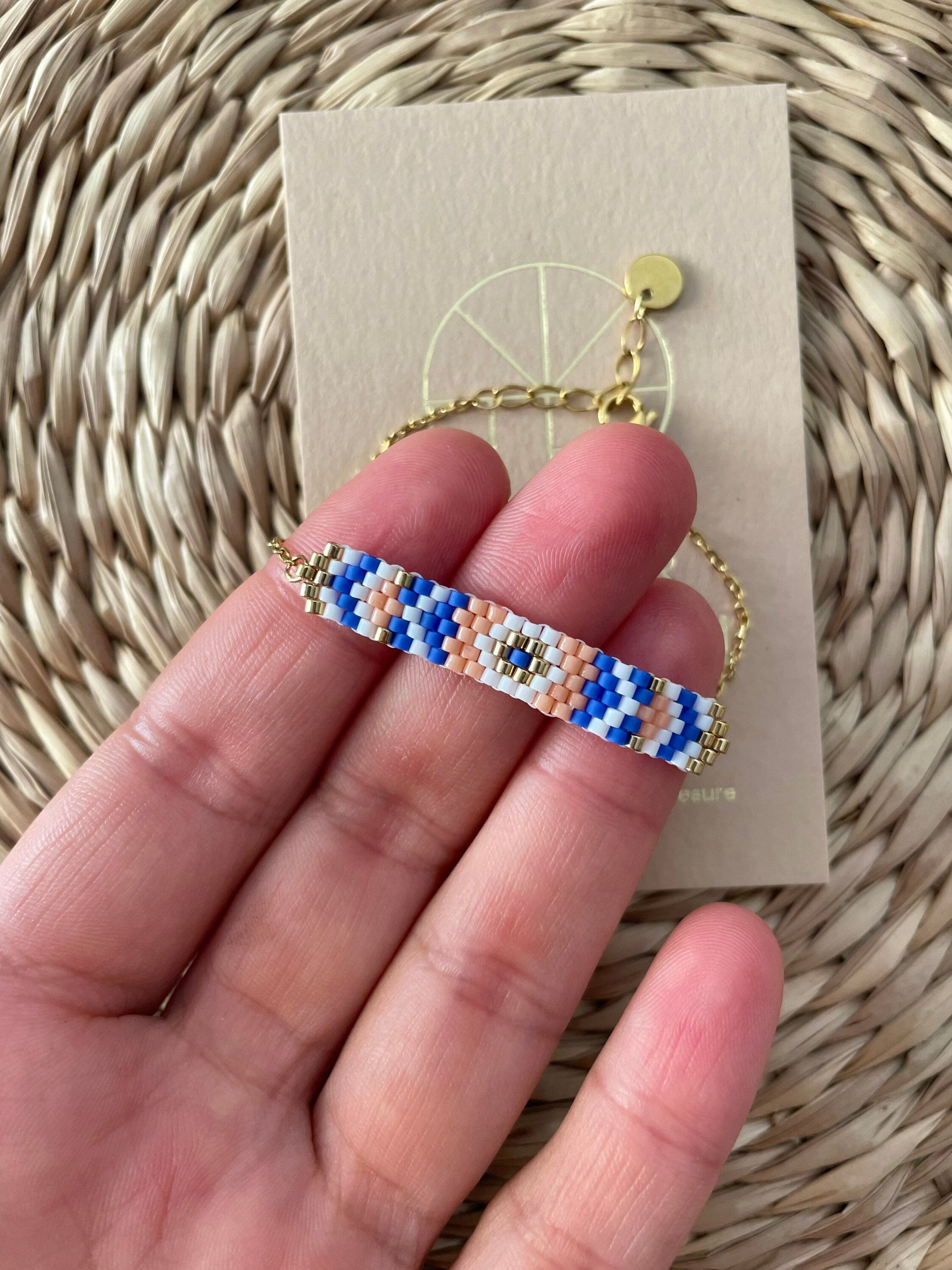 Bracelet perles tissées Laurie