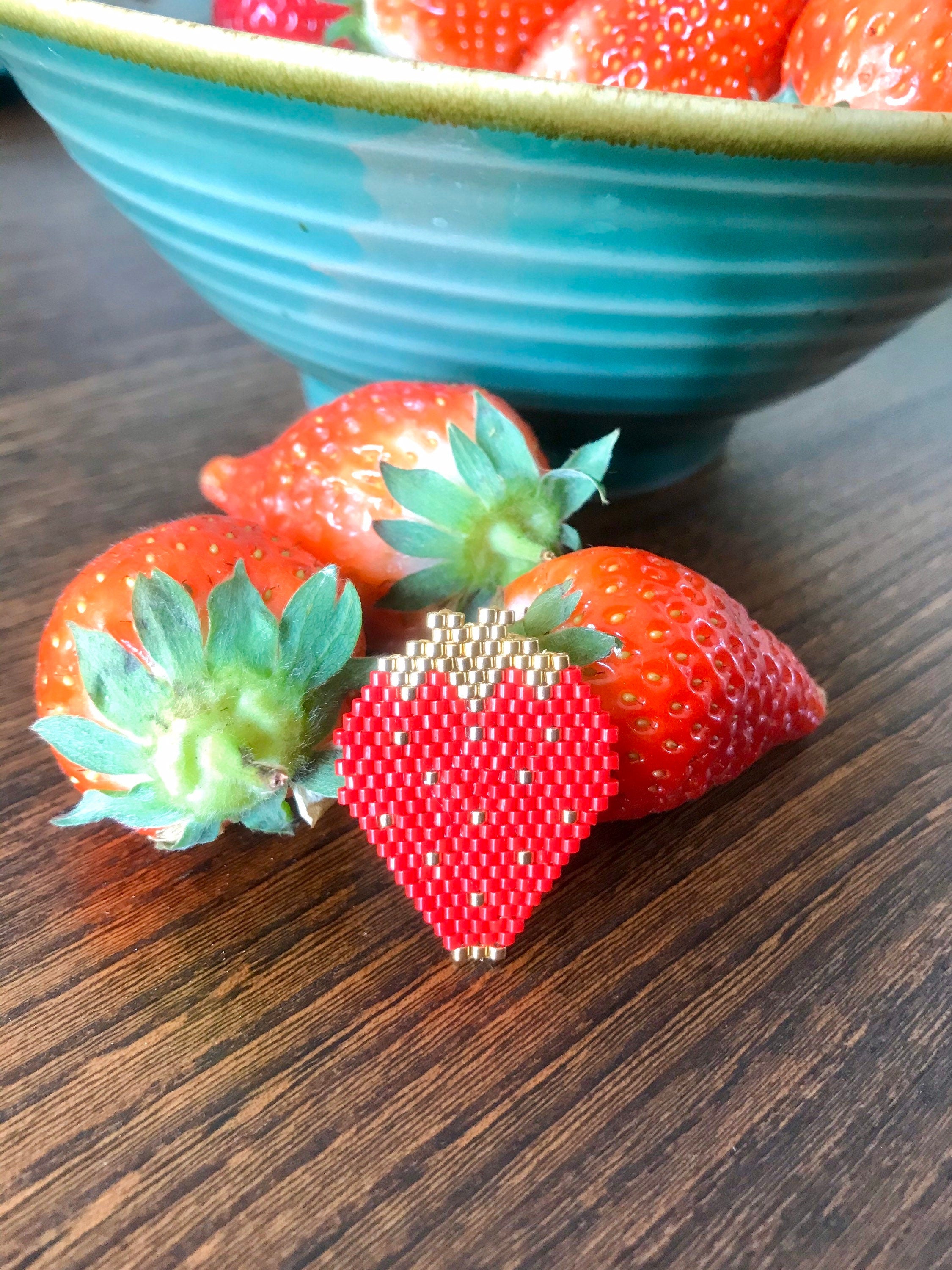 Broche Fraise