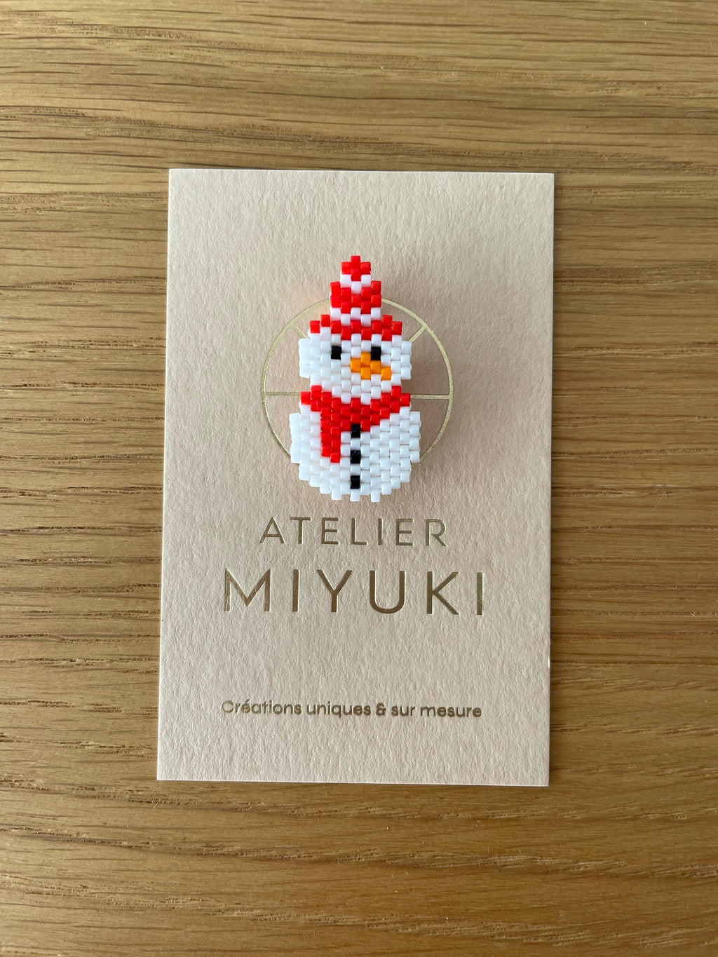 Broche Bonhomme de neige