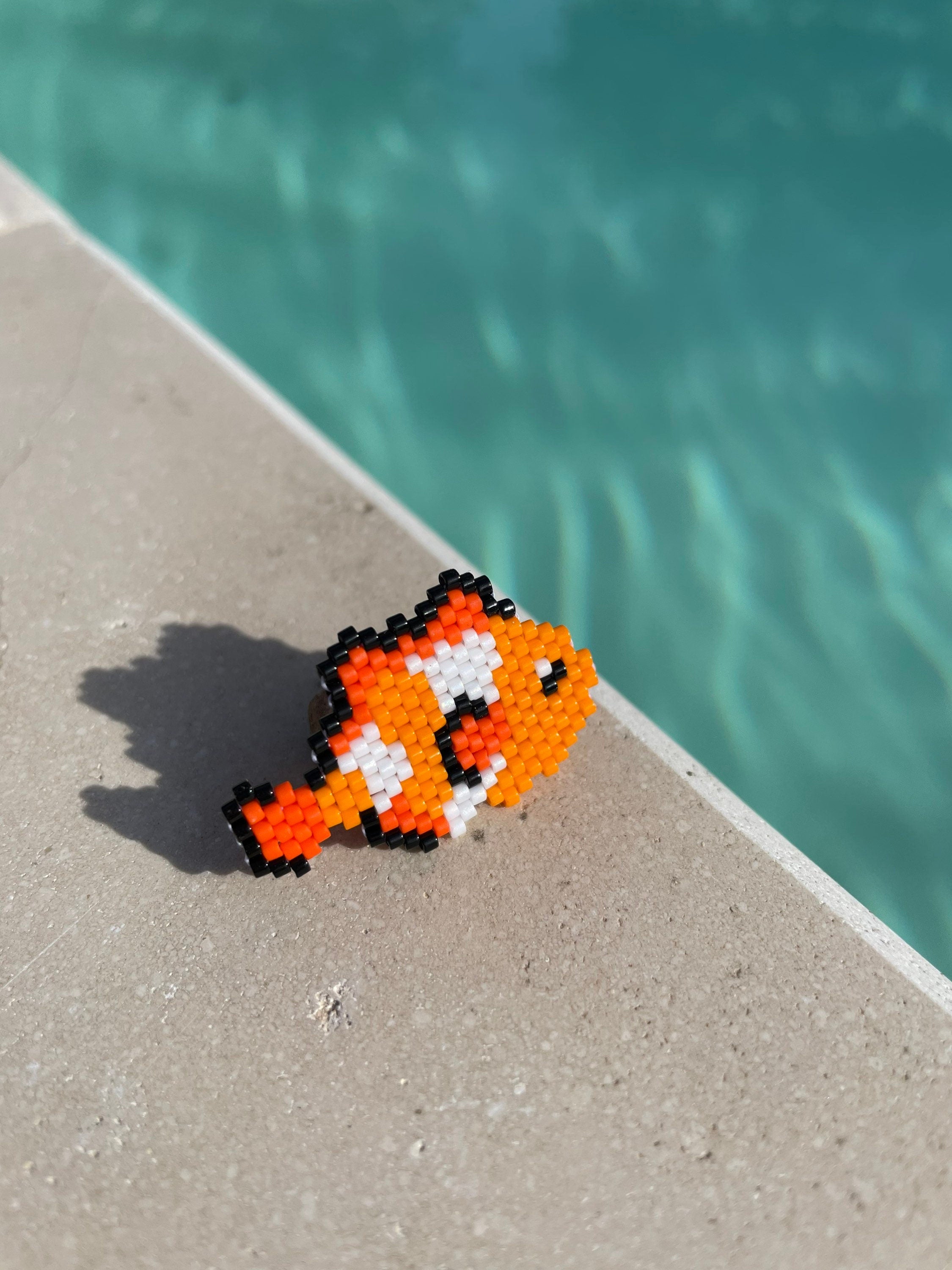 Broche poisson clown