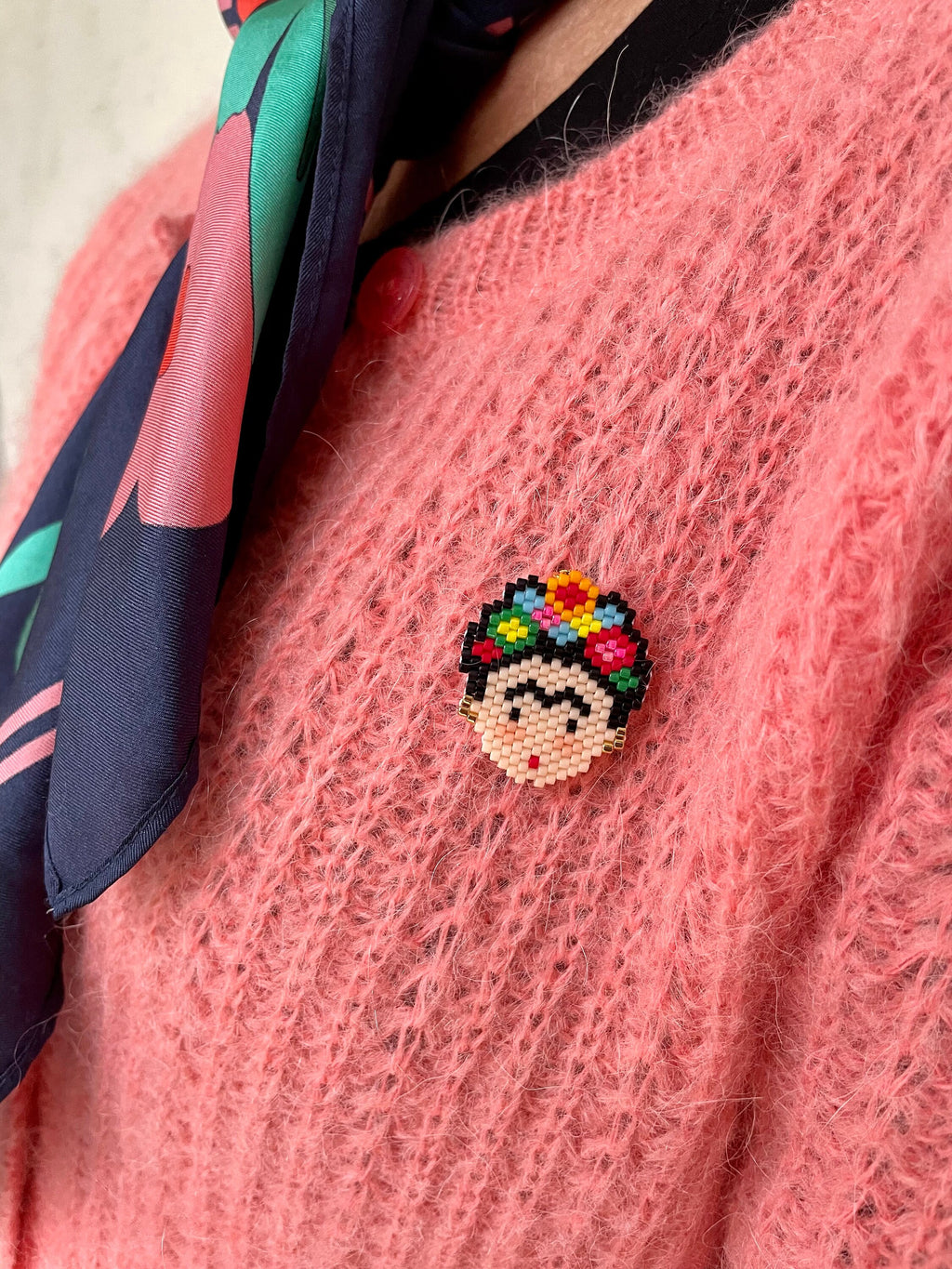 Broche Mexicaine Frida Kahlo