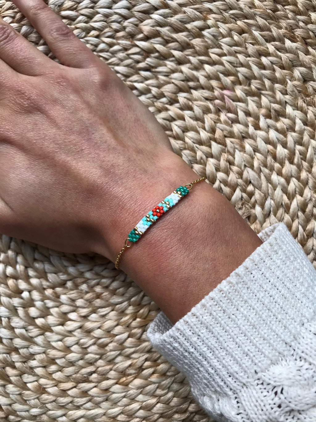 Bracelet perles Juliette Doré