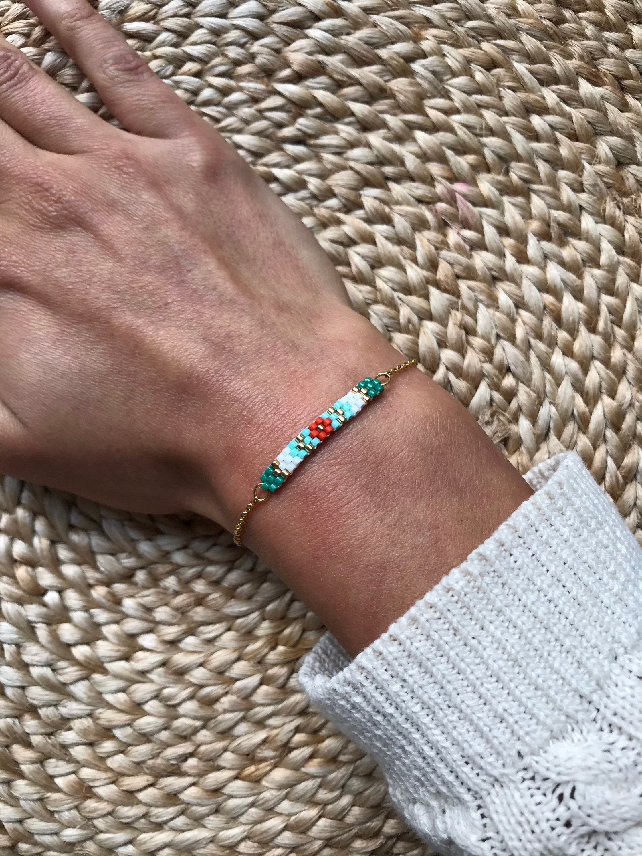 Bracelet perles Juliette Doré