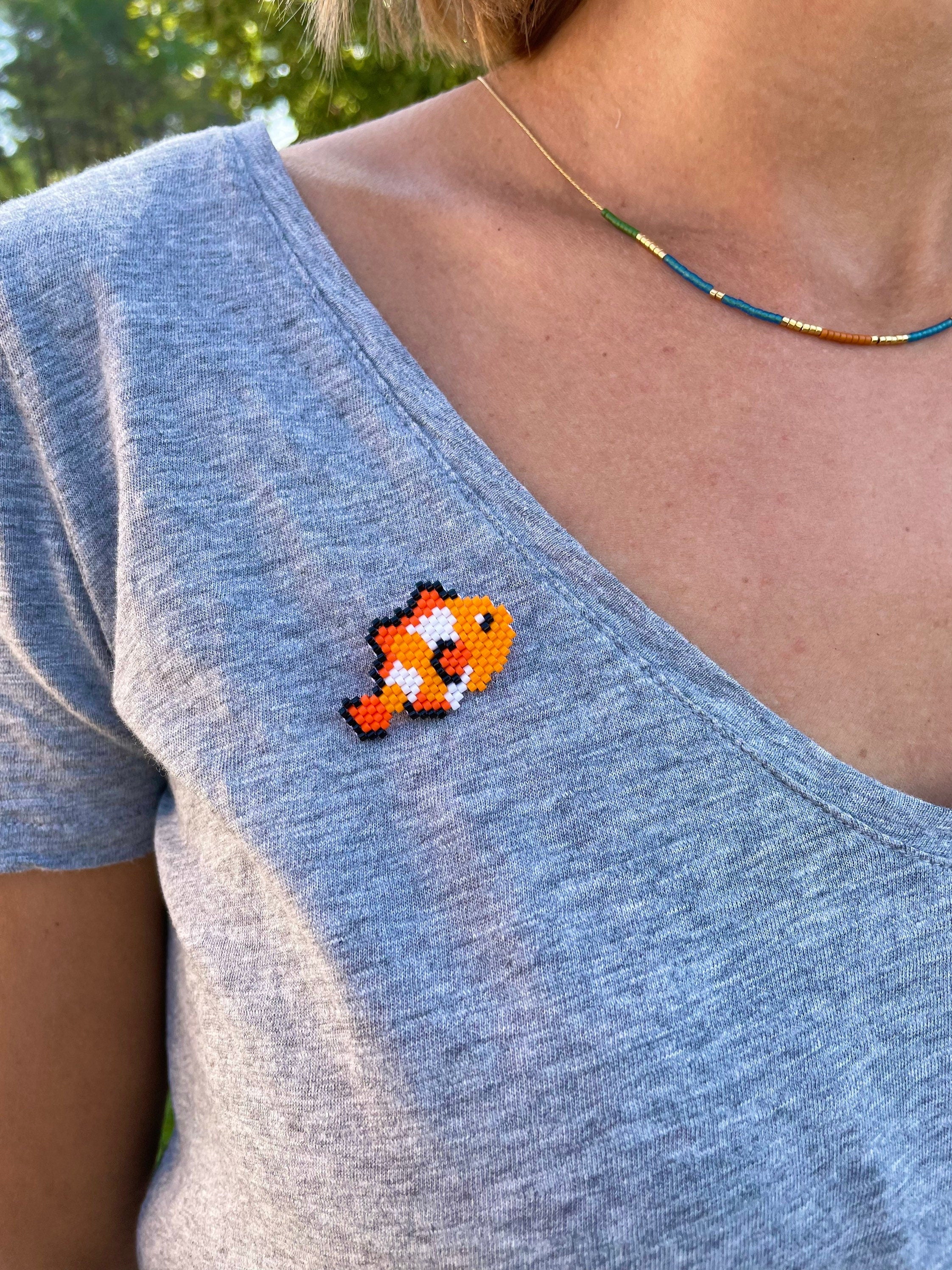 Broche poisson clown