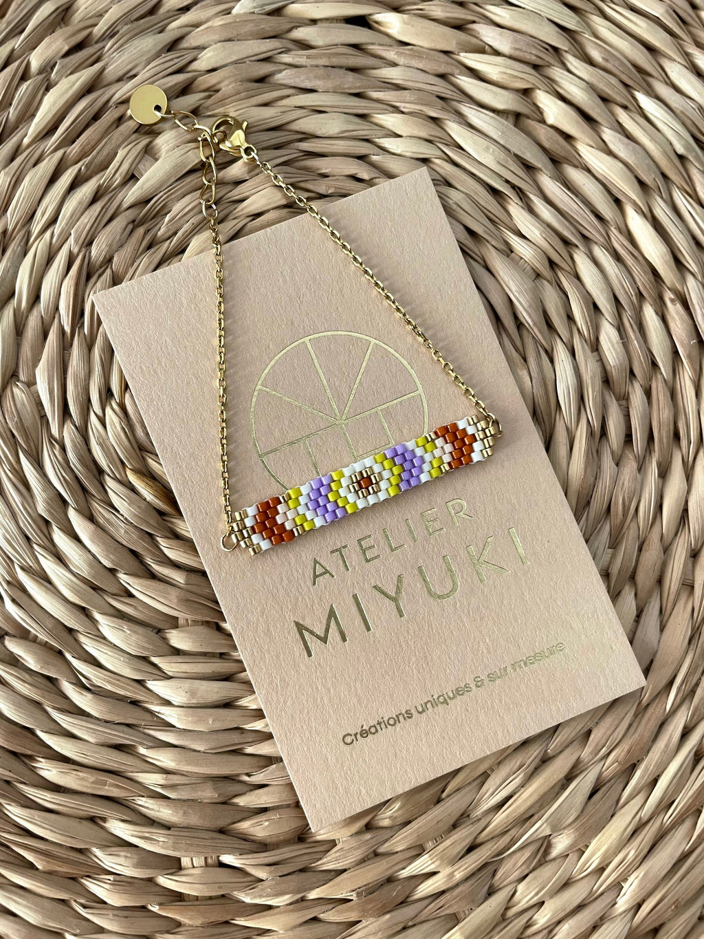 Bracelet perles tissées Lina