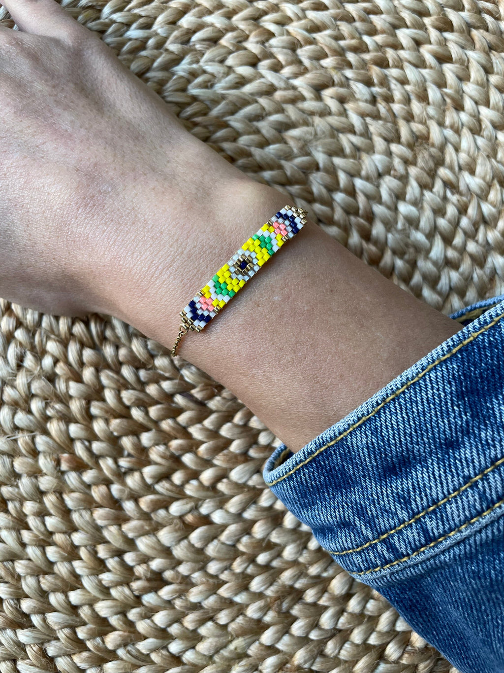 Bracelet Perles Camille doré
