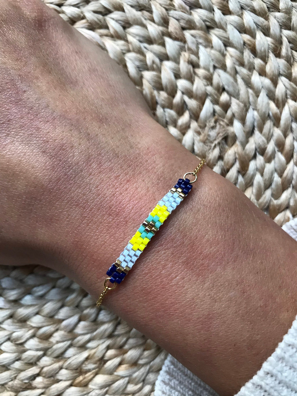 Bracelet perles Manon Doré