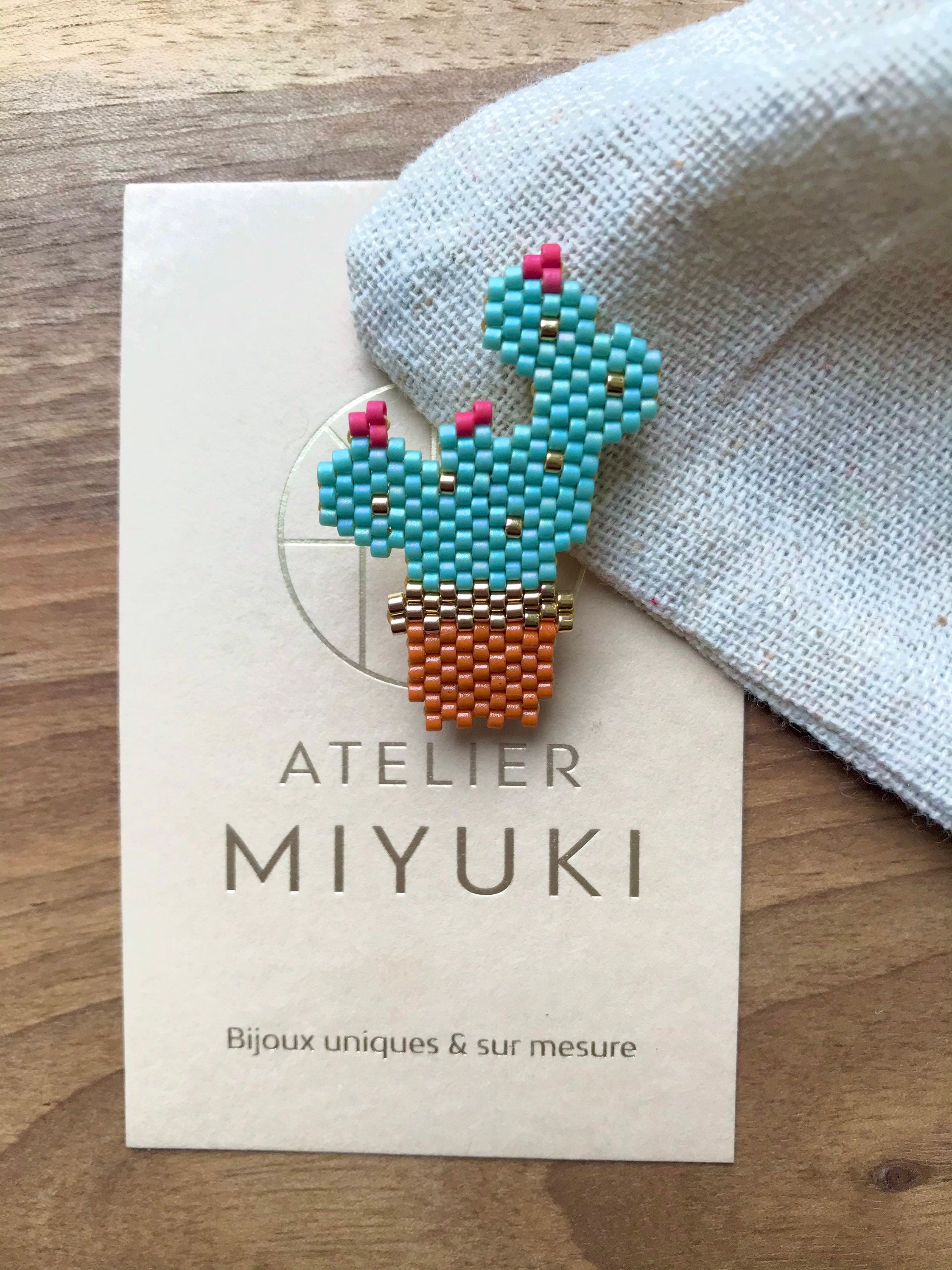 Broche Cactus Figuier de Barbarie