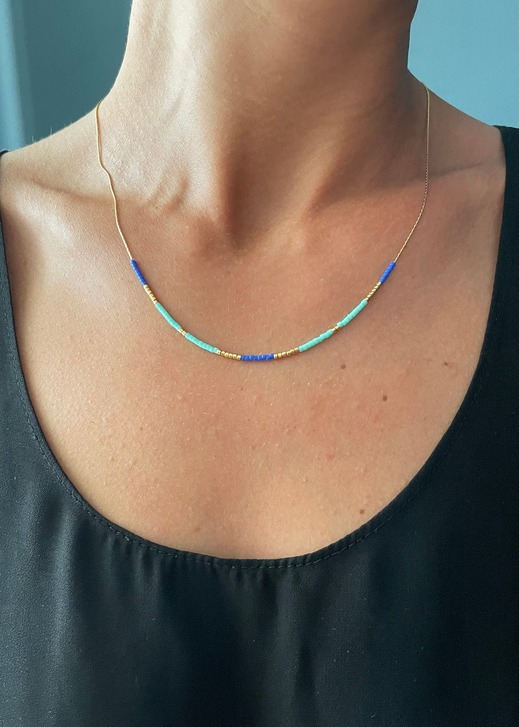 Collier perles Thaïs